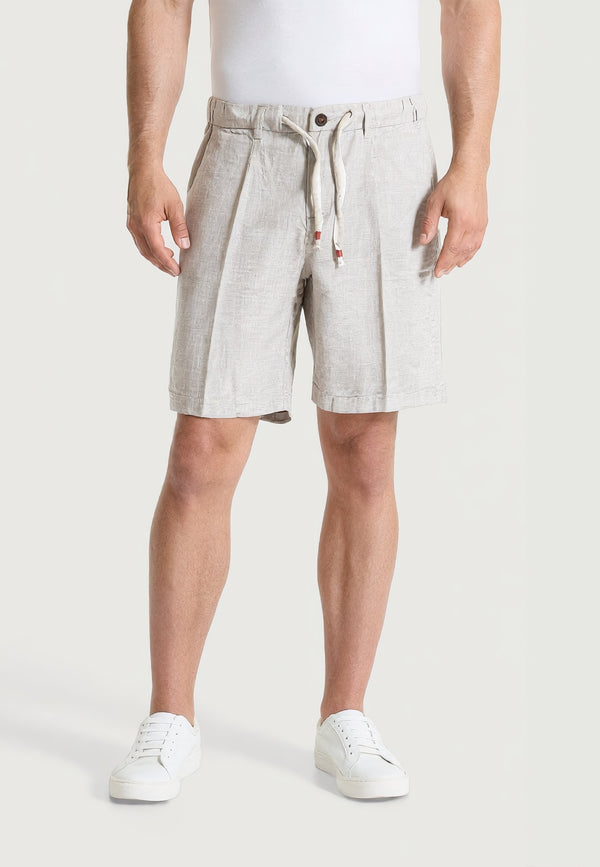 YES ZEE Bermuda Uomo Lino Cotone Coulisse ART. 01P770