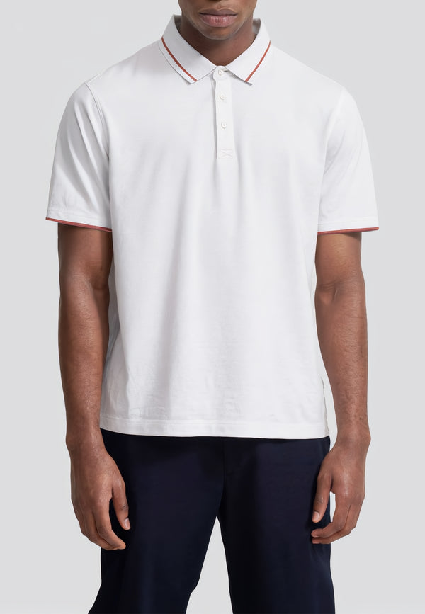 YES ZEE Polo Uomo Cotone Piquet Collo a Contrasto ART. 01T713