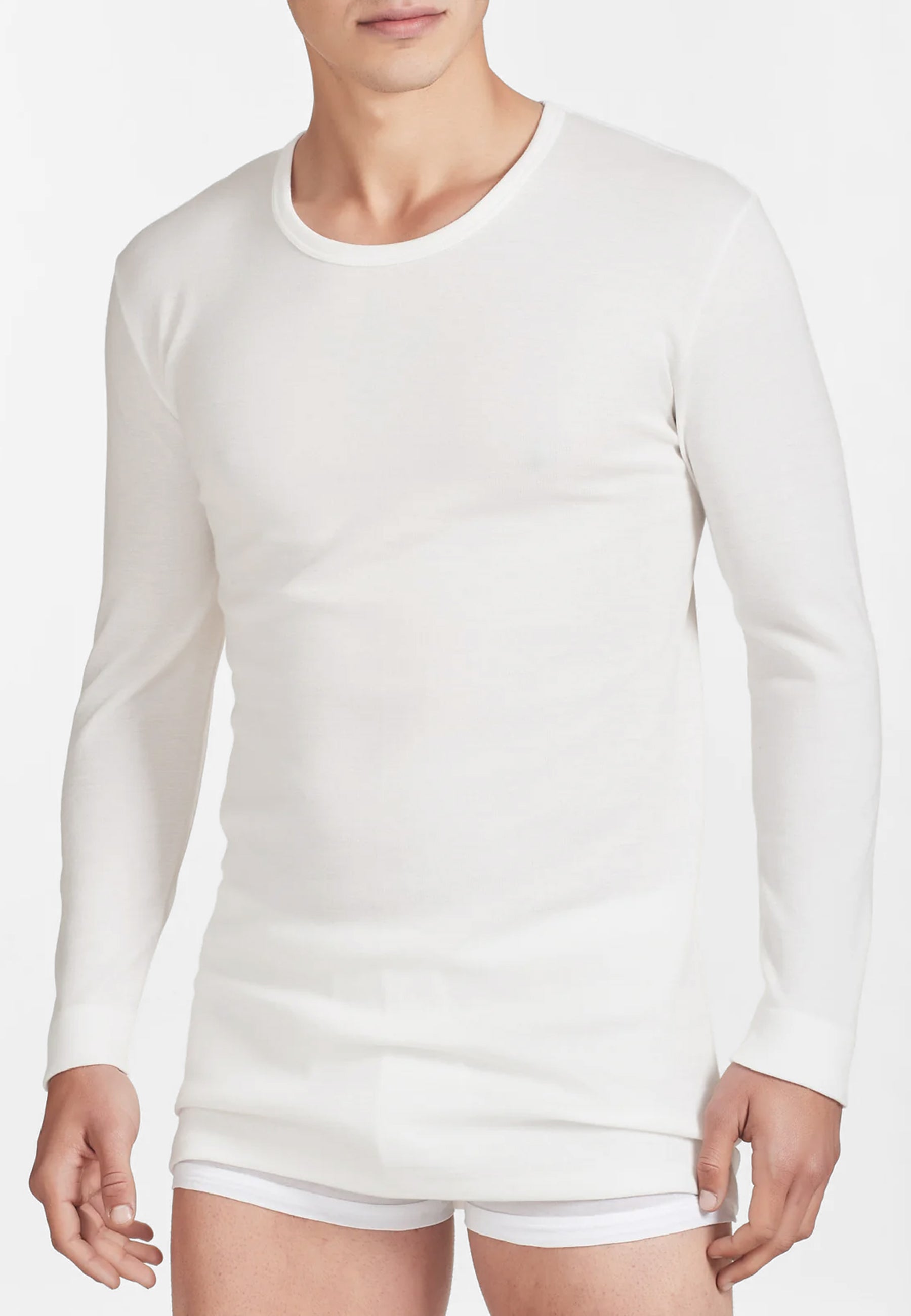 OFFERTA 3 PEZZI RAGNO 065459 Maglietta Uomo Manica Lunga Lana e Cotone