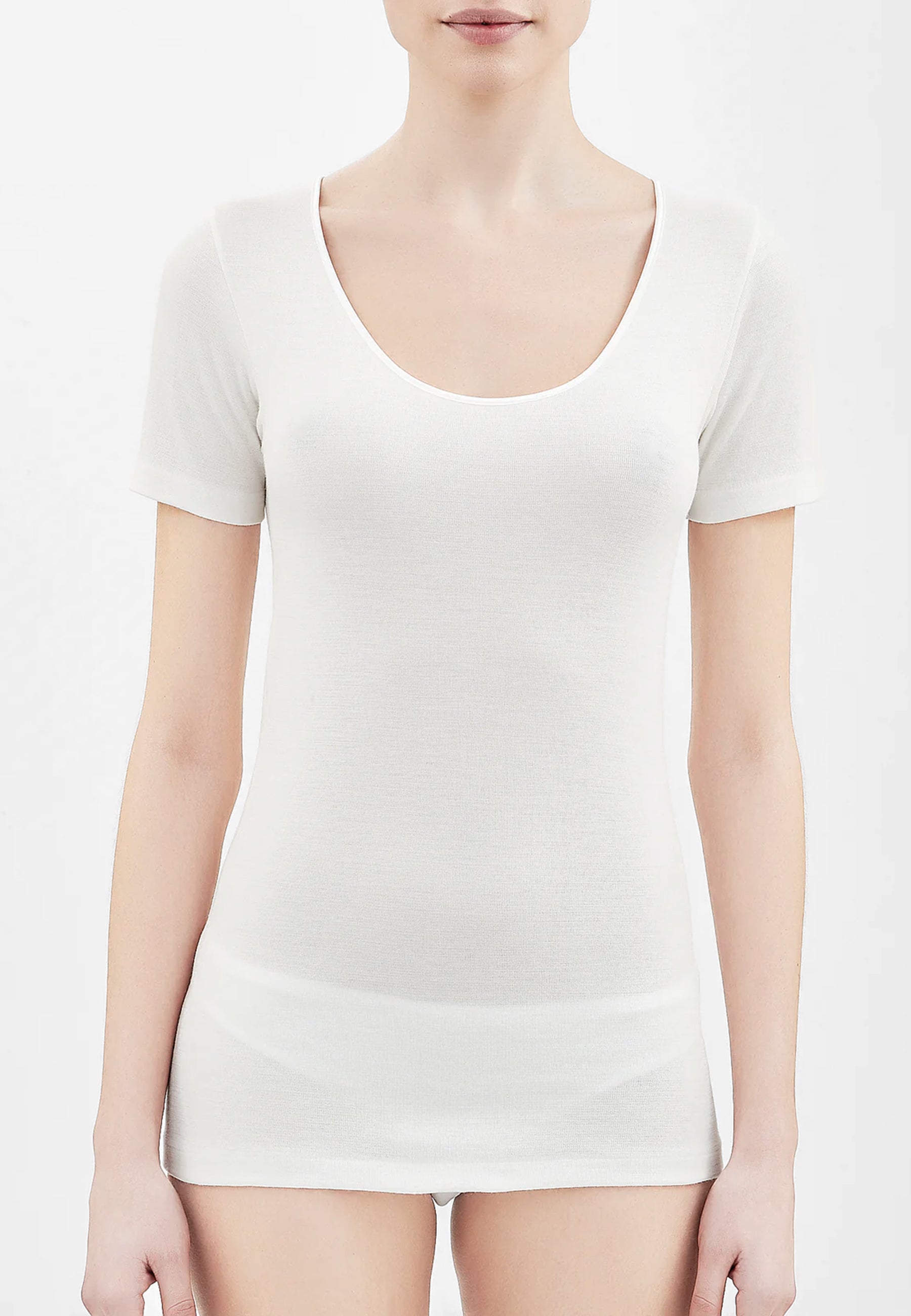 OFFERTA 3 RAGNO 072457 Maglietta Mezza Manica Donna Lana e Cotone