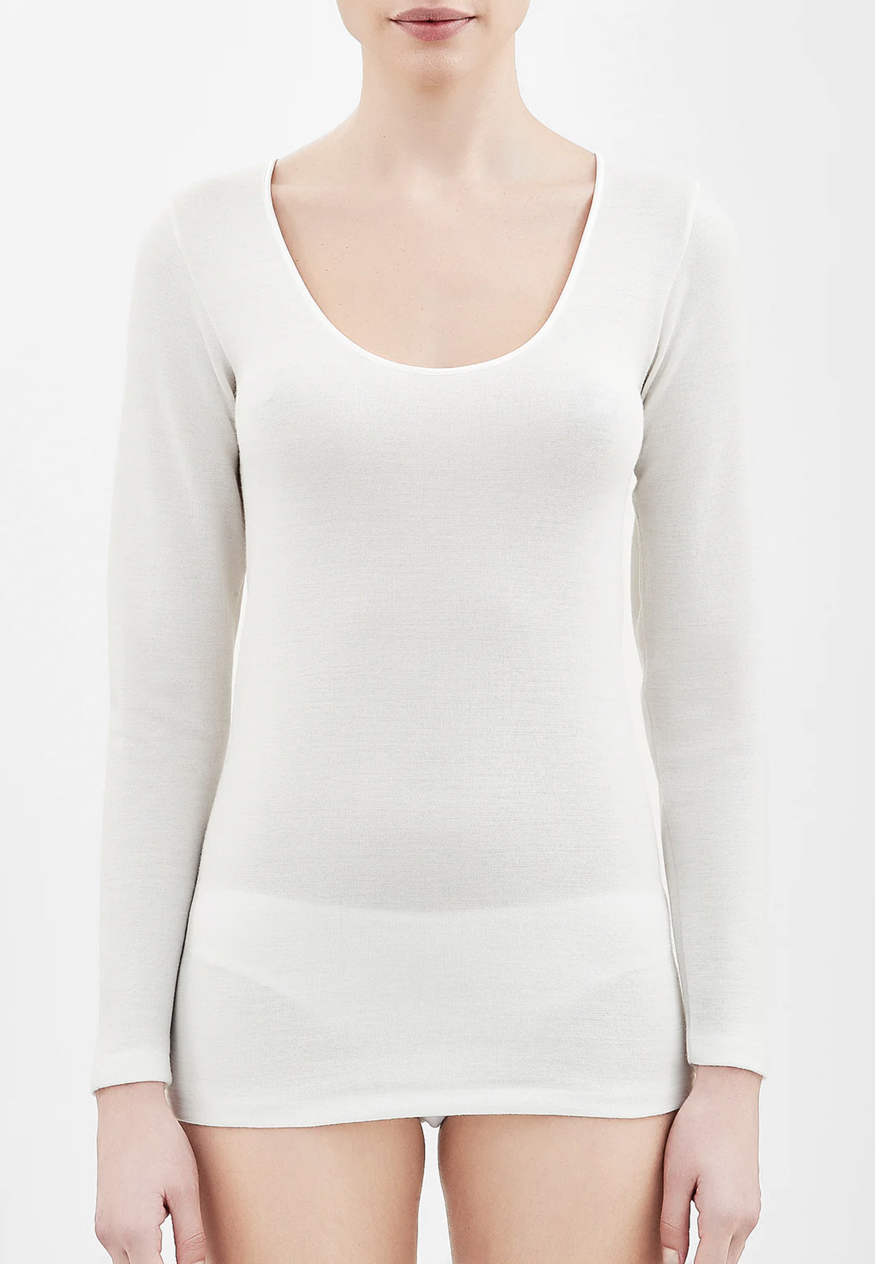 RAGNO 072459 Maglietta Manica Lunga Lana e Cotone