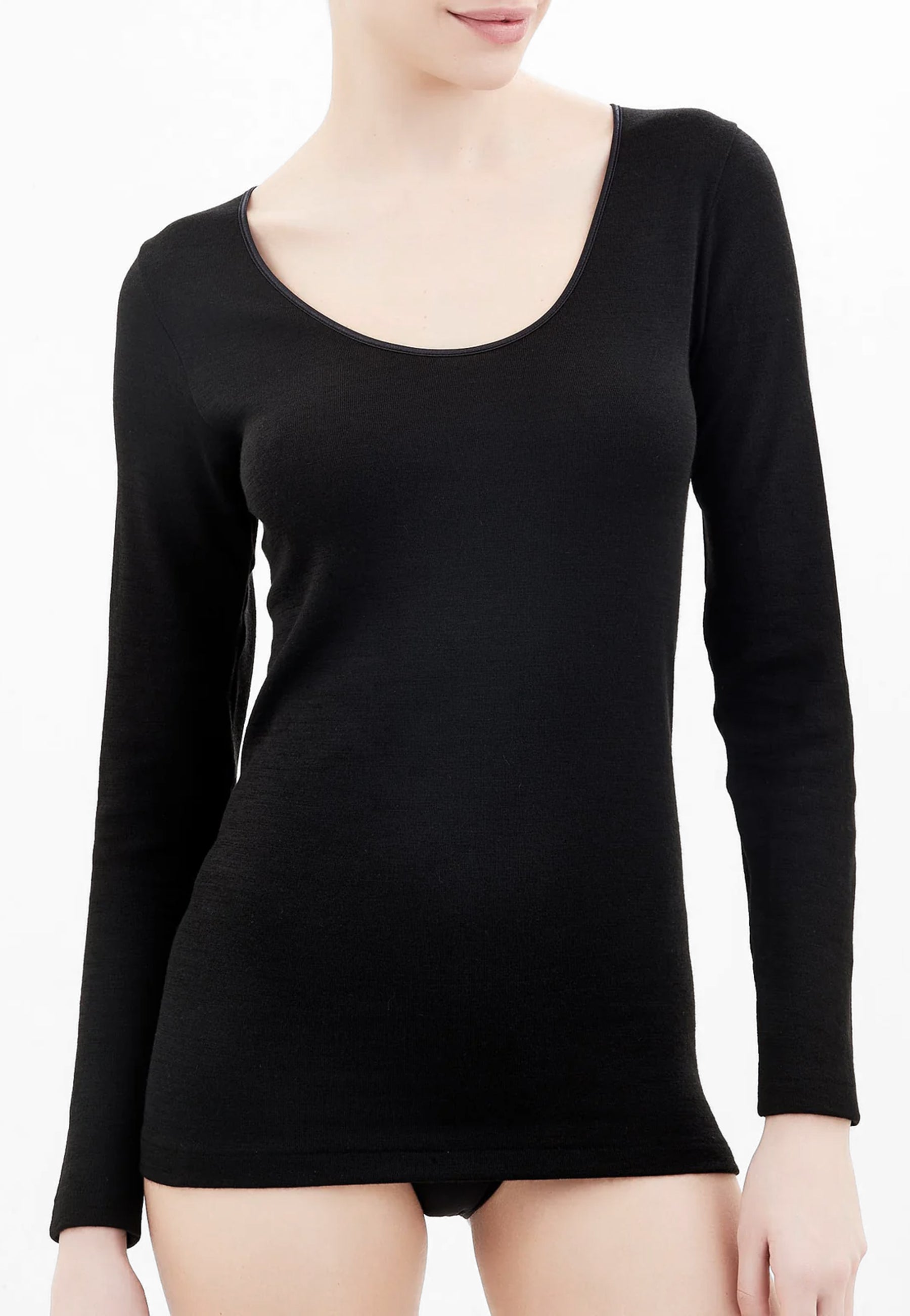 RAGNO 072459 Maglietta Manica Lunga Lana e Cotone