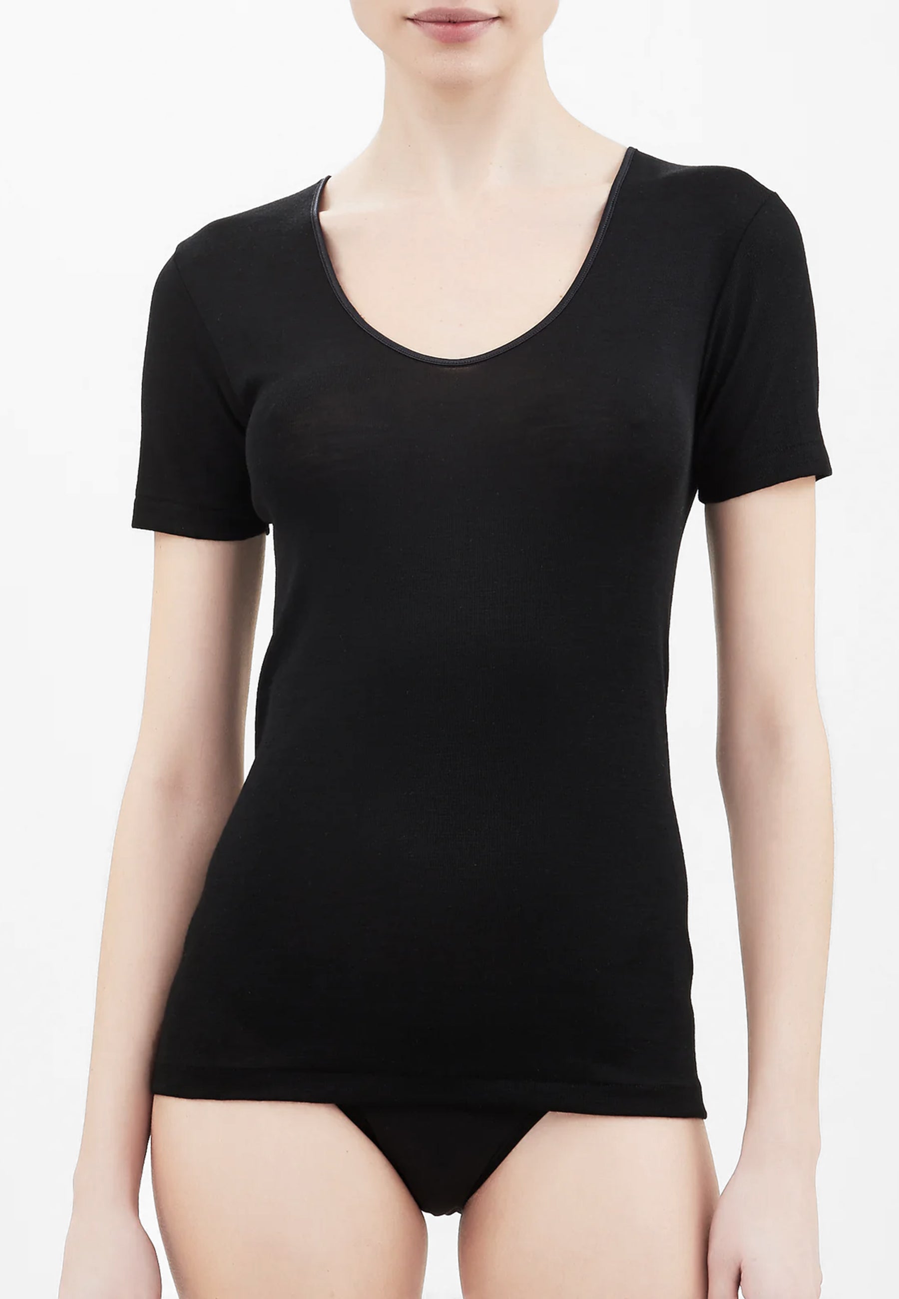 RAGNO 074027 Maglietta Mezza Manica Lana e Seta