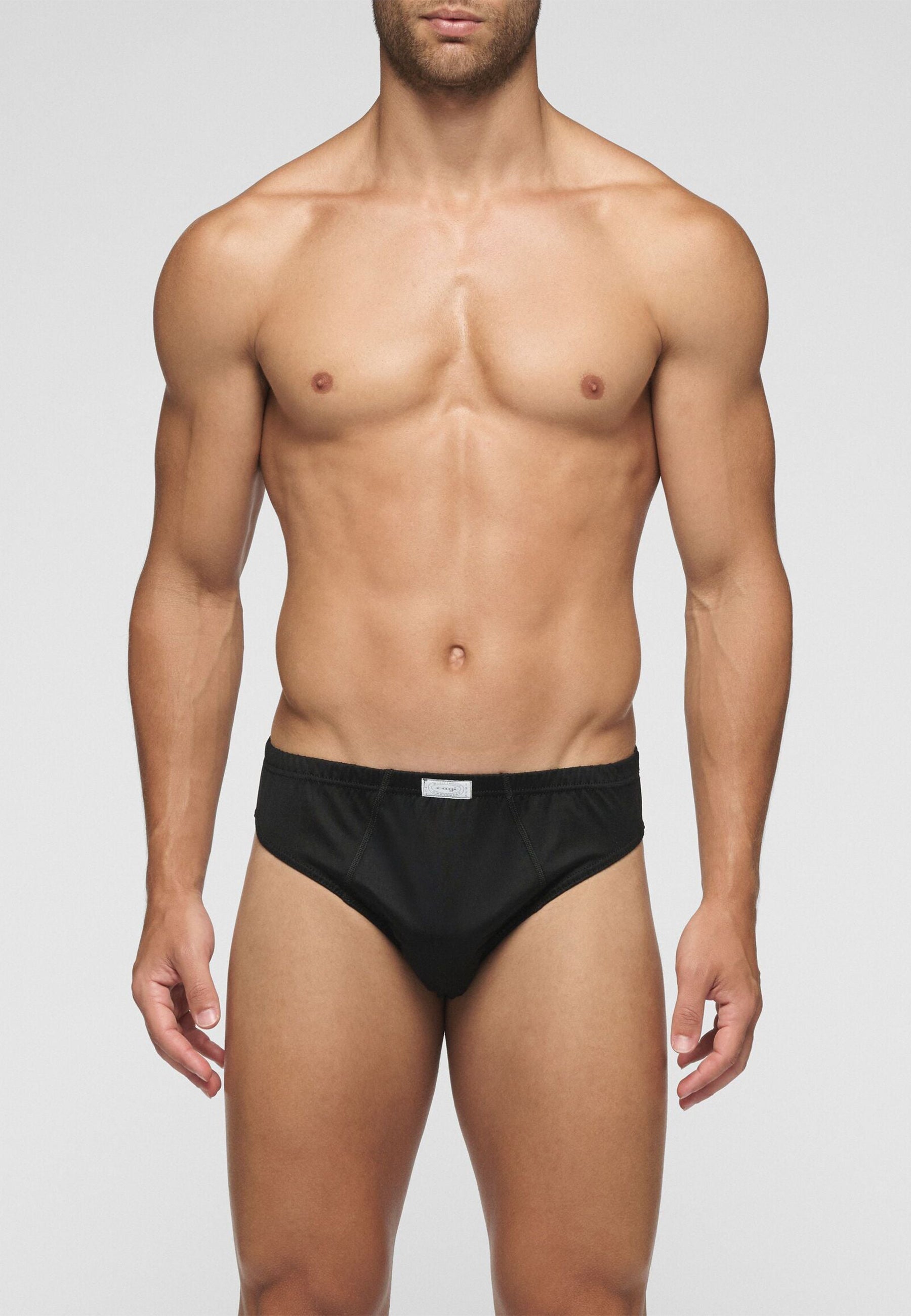OFFERTA 3 PEZZI CAGI 1208 Slip bassi da uomo in 100% Filo di Scozia