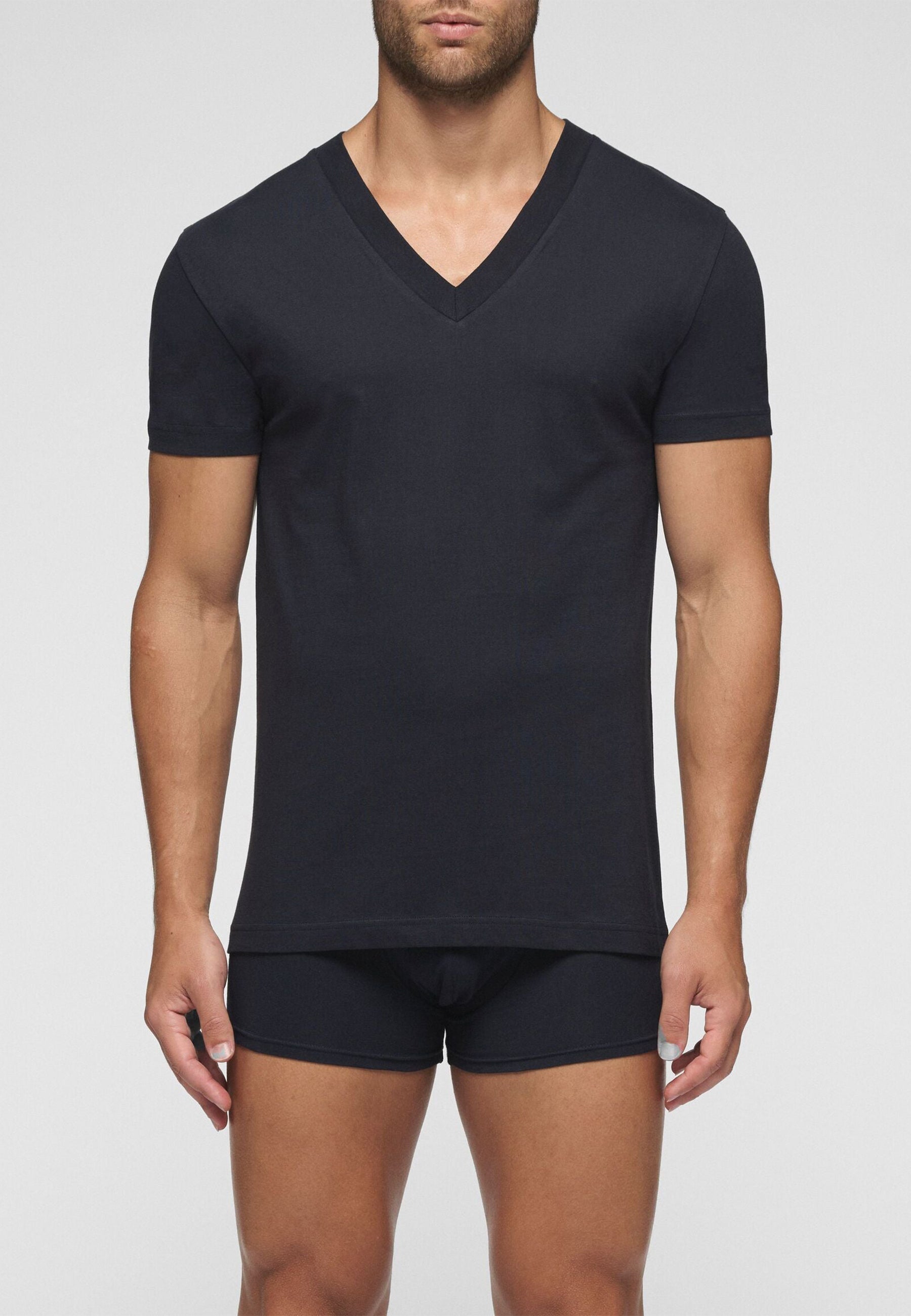 OFFERTA 3 PEZZI CAGI 1305 T-shirt Scollo V Uomo