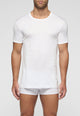 CAGI 1318 T-shirt Girocollo Basso Uomo 100% Filo di Scozia