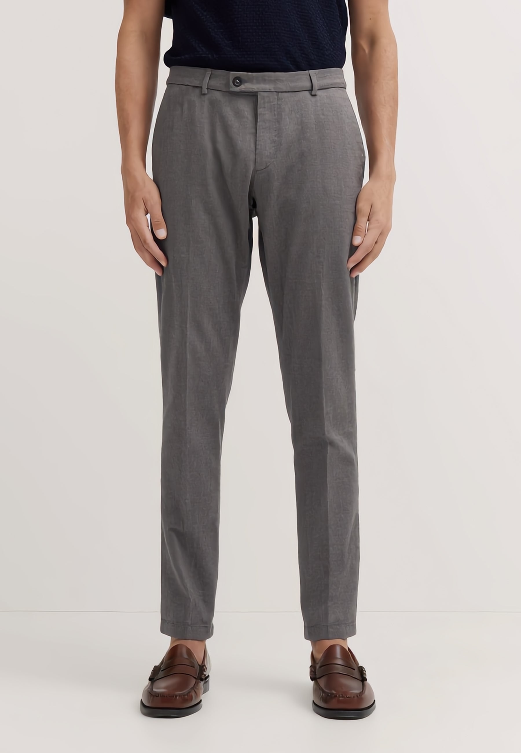 BUGATTI Pantalone Uomo Taglio Classico Cotone Leggero ART. 1423-16302E