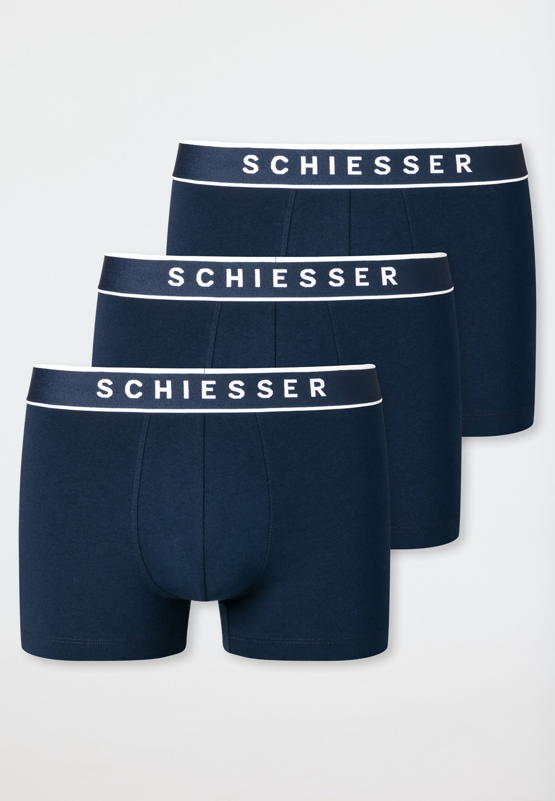 SCHIESSER 173983 Confezione 3 Boxer Uomo Cotone