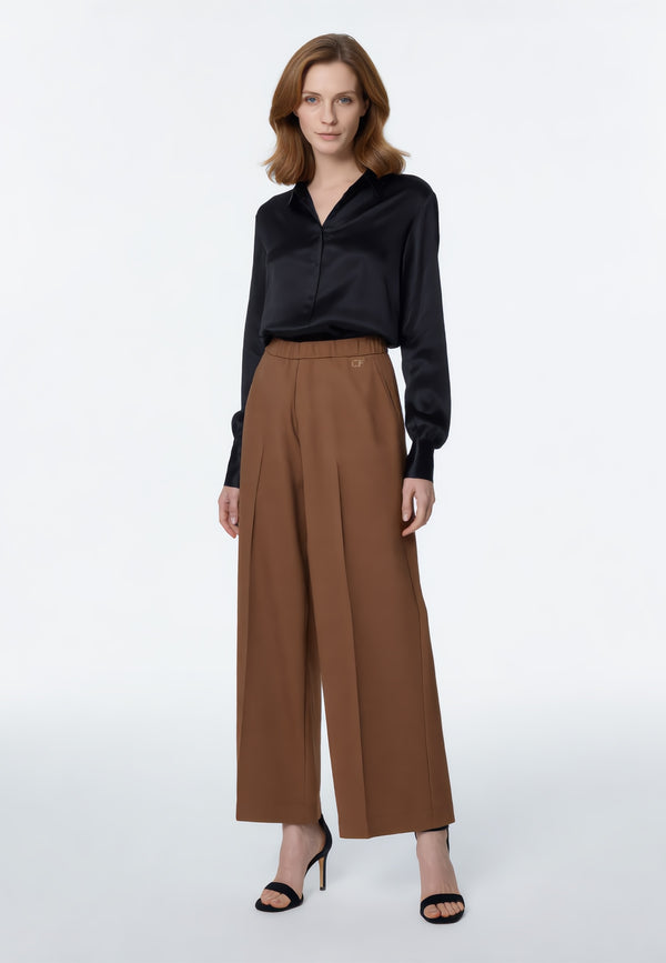 CARLA FERRONI Pantalone Lungi Donna Ampio Fluido Estivo 17751