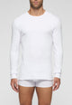 CAGI 1802 T-shirt Manica Lunga Uomo Cotone Felpato