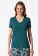 SCHIESSER T-Shirt Donna Scollo V Modal Mix & Relax ART. 183661