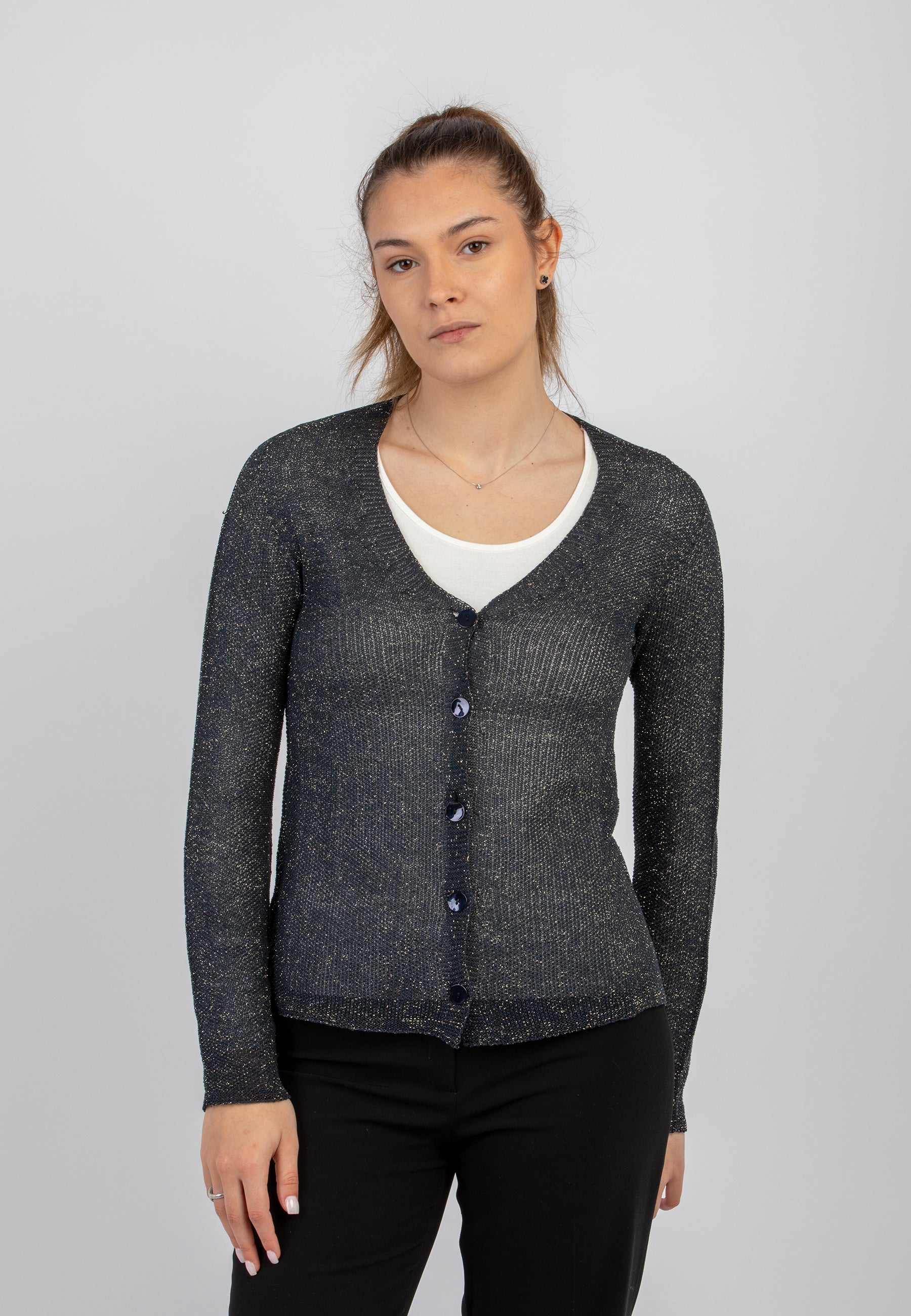 Giacca Donna Cardigan Maglia Cotone Leggero PREMODE 355371