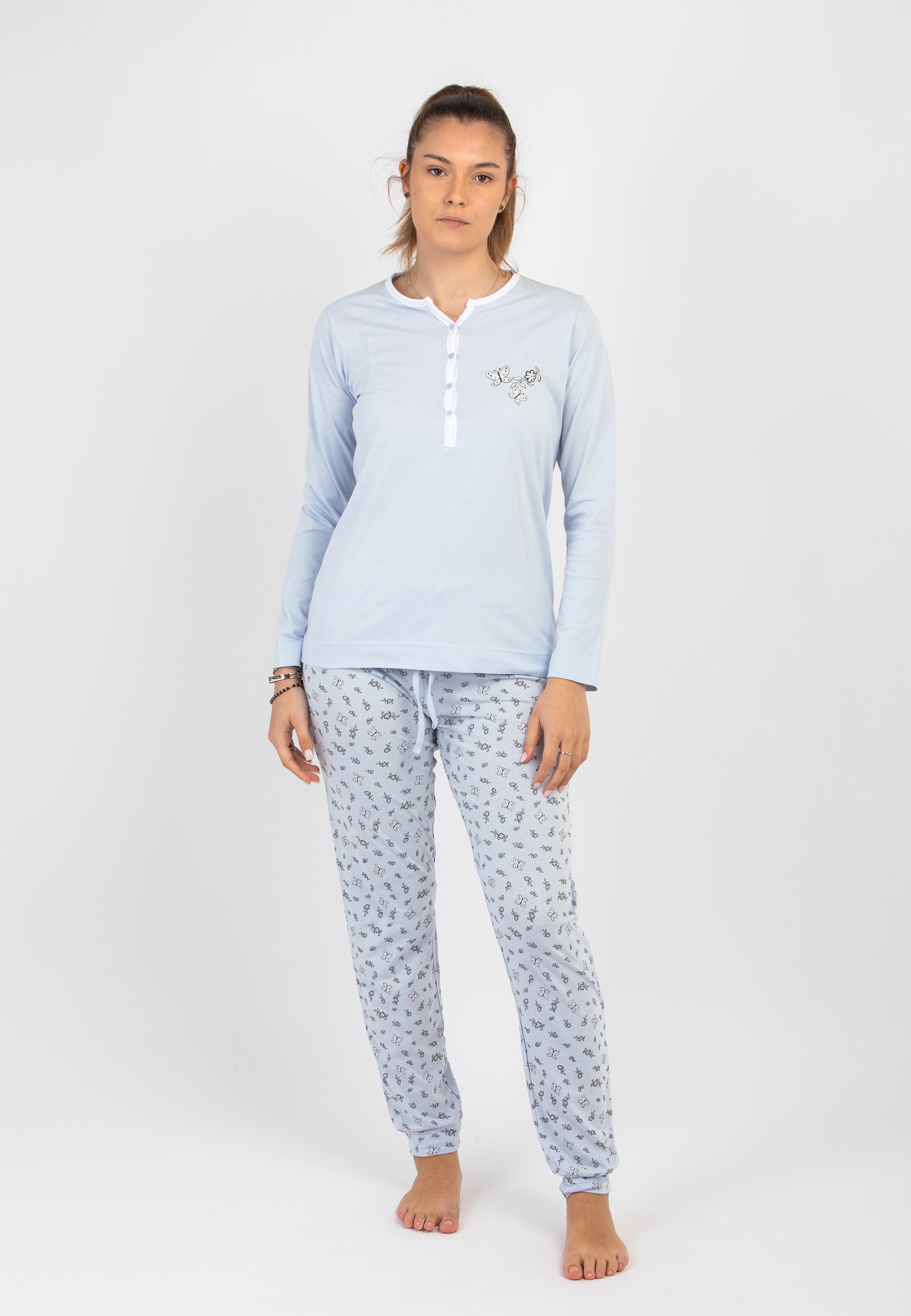 Pigiama Donna 100% Cotone Leggero LOVABLE 9L0D6OX