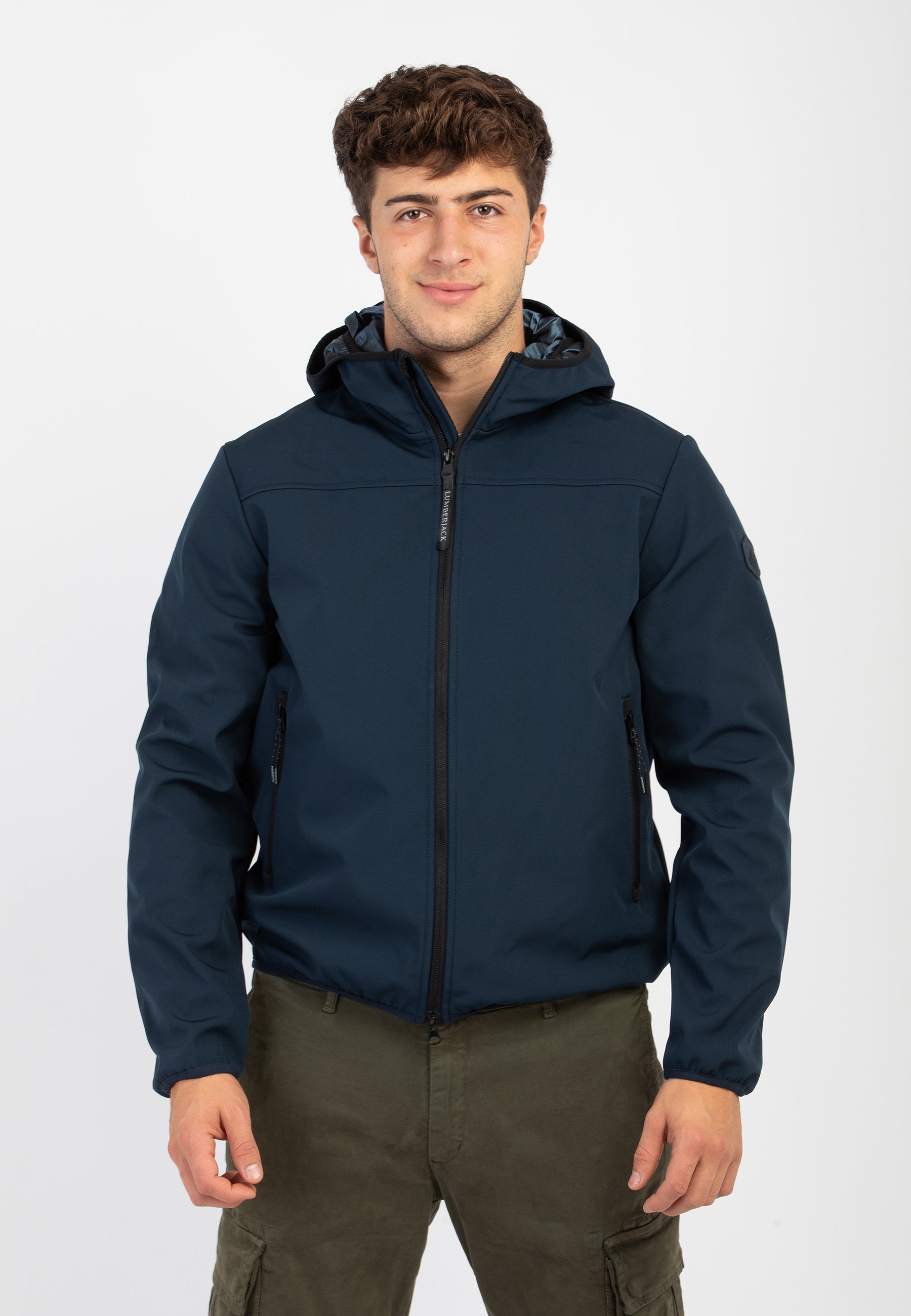 LUMBERJACK Giubbino Uomo Softshell Antipioggia Foderato ART. NEW GEAR