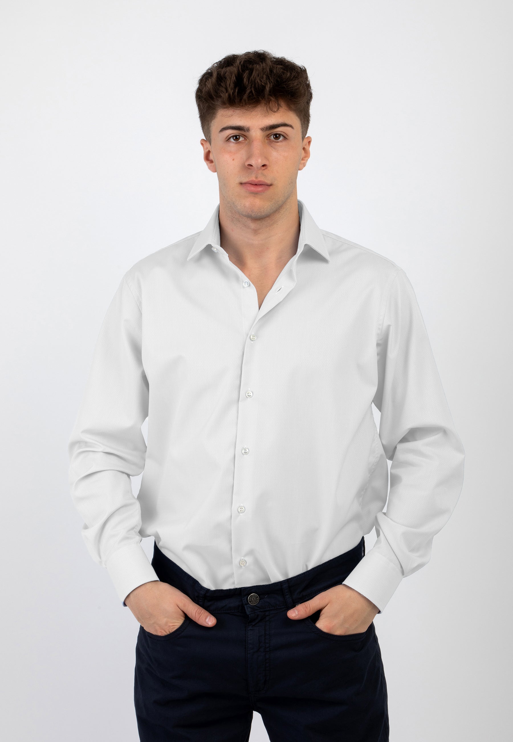 Camicia Uomo Regular 100% Cotone NO STIRO Armaturato INGRAM 69320