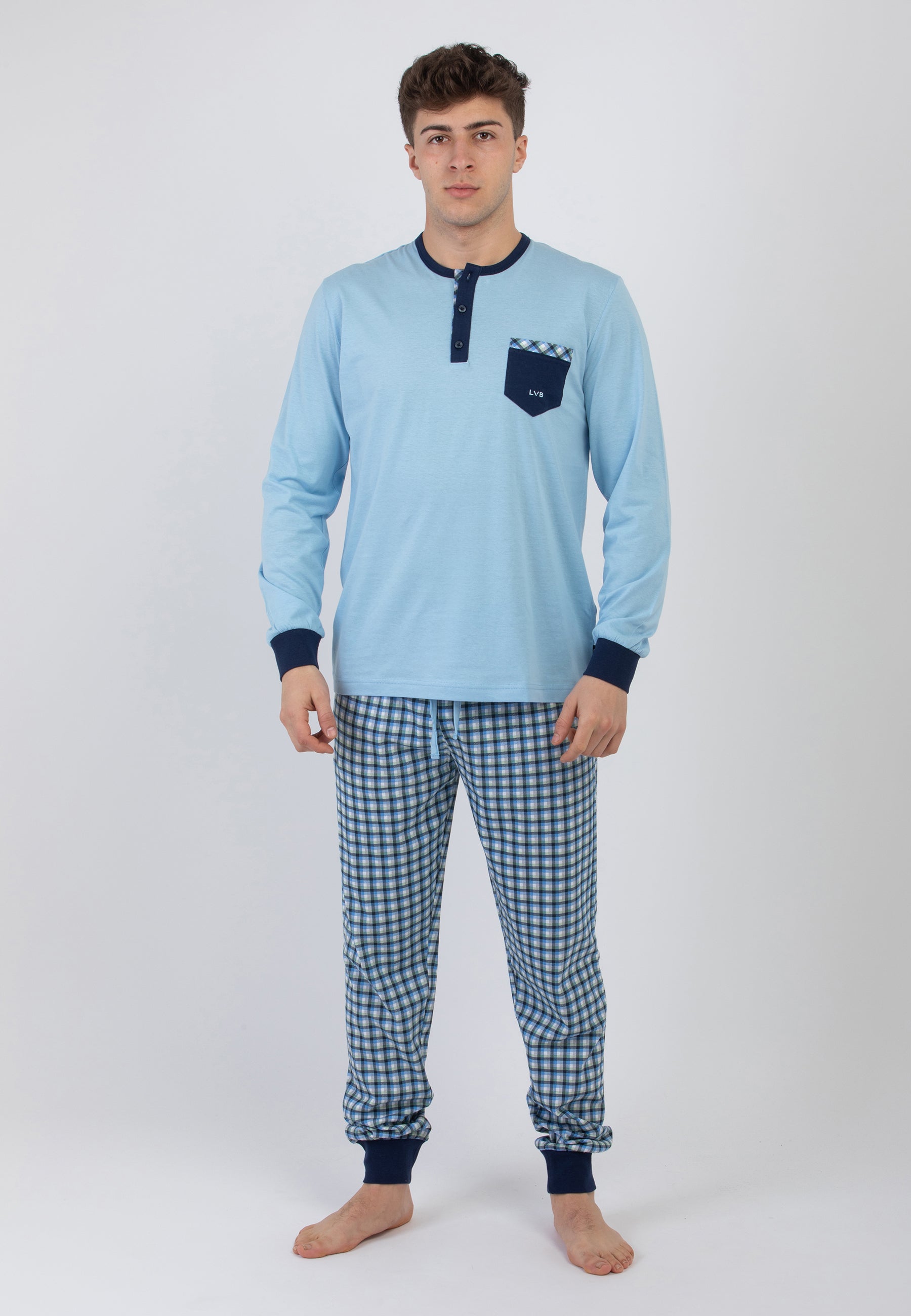 Pigiama Uomo 100% Cotone Leggero LOVABLE 9L0D6IX