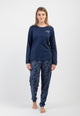 Pigiama Donna Manica Lunga 100% Cotone Leggero NOI DI NOTTE FA009014