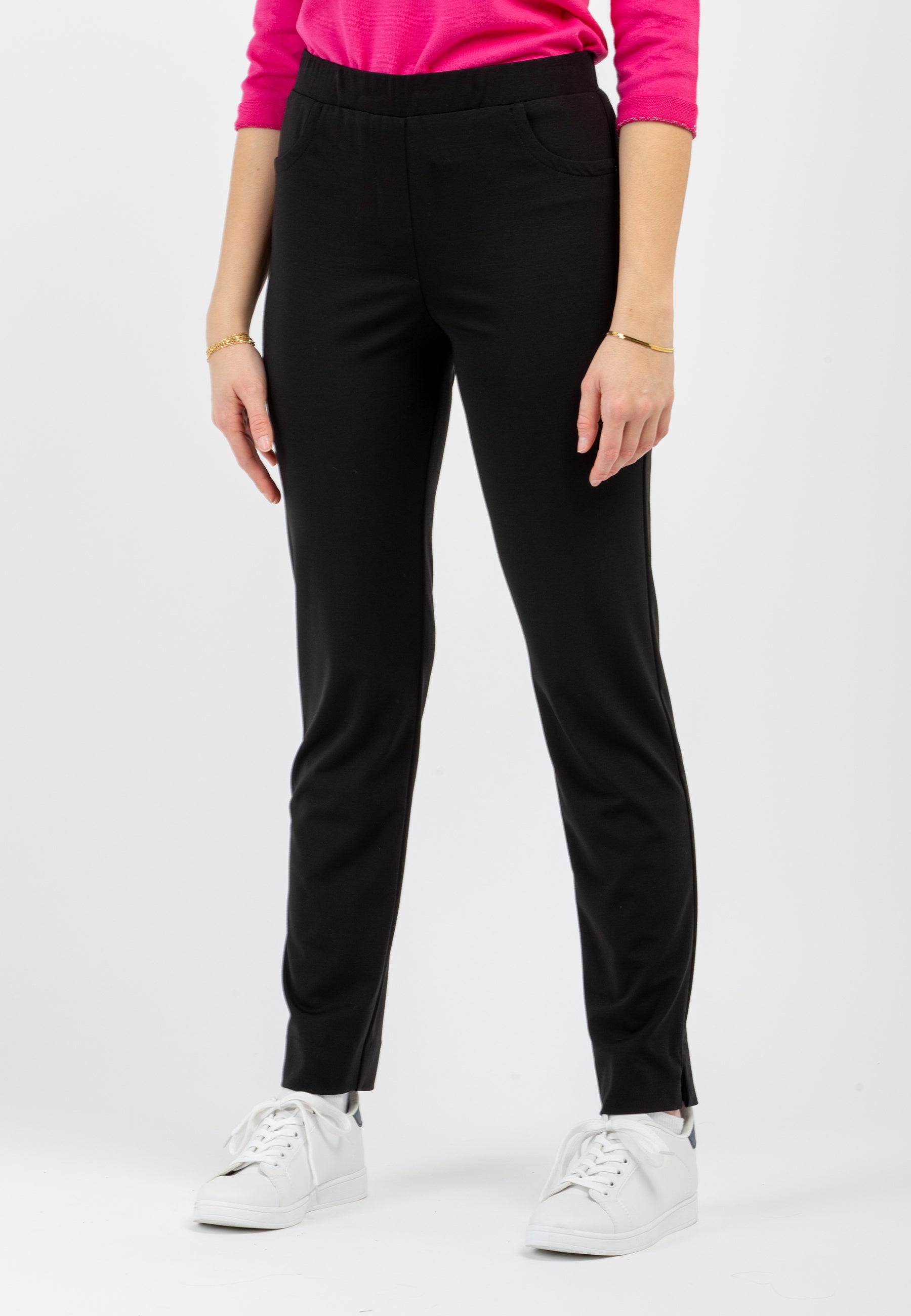 Pantalone Donna Elastico in Vita Maglina Leggero CARLA FERRONI 17280