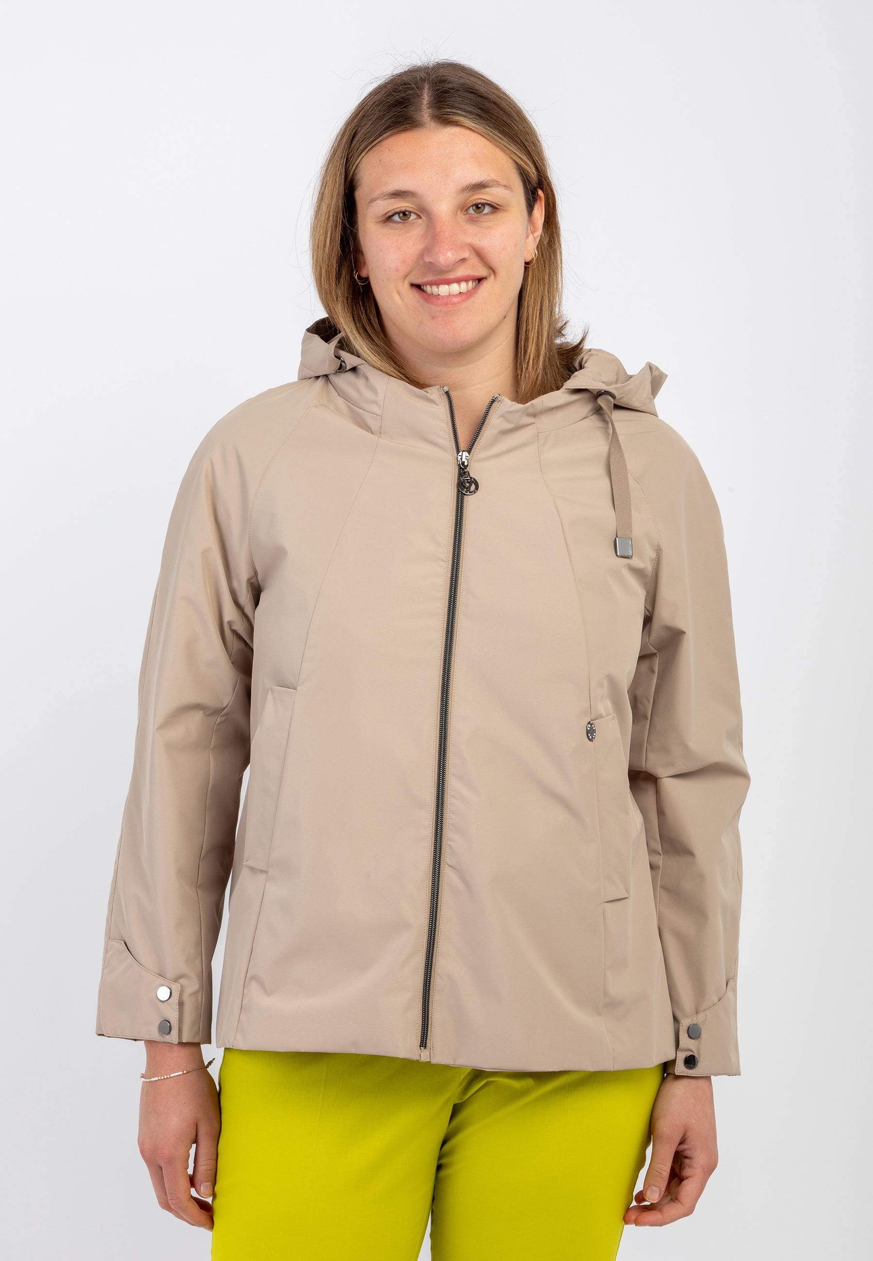 Giubbino Donna Manica Lunga Antipioggia SATINETTE ILARIA 013