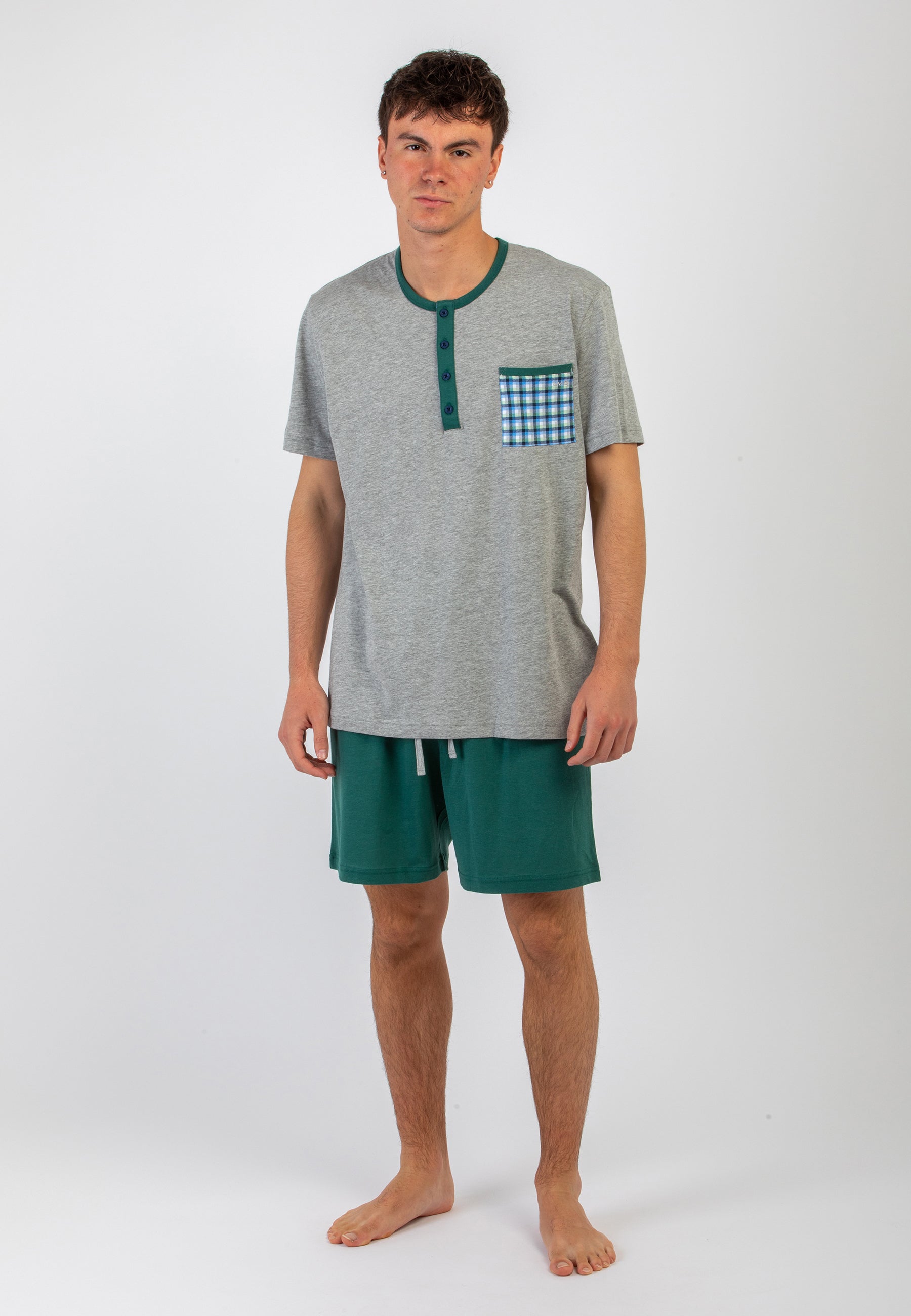 Pigiama Uomo Mezza Manica Cotone Viscosa LOVABLE 9L0D6LX