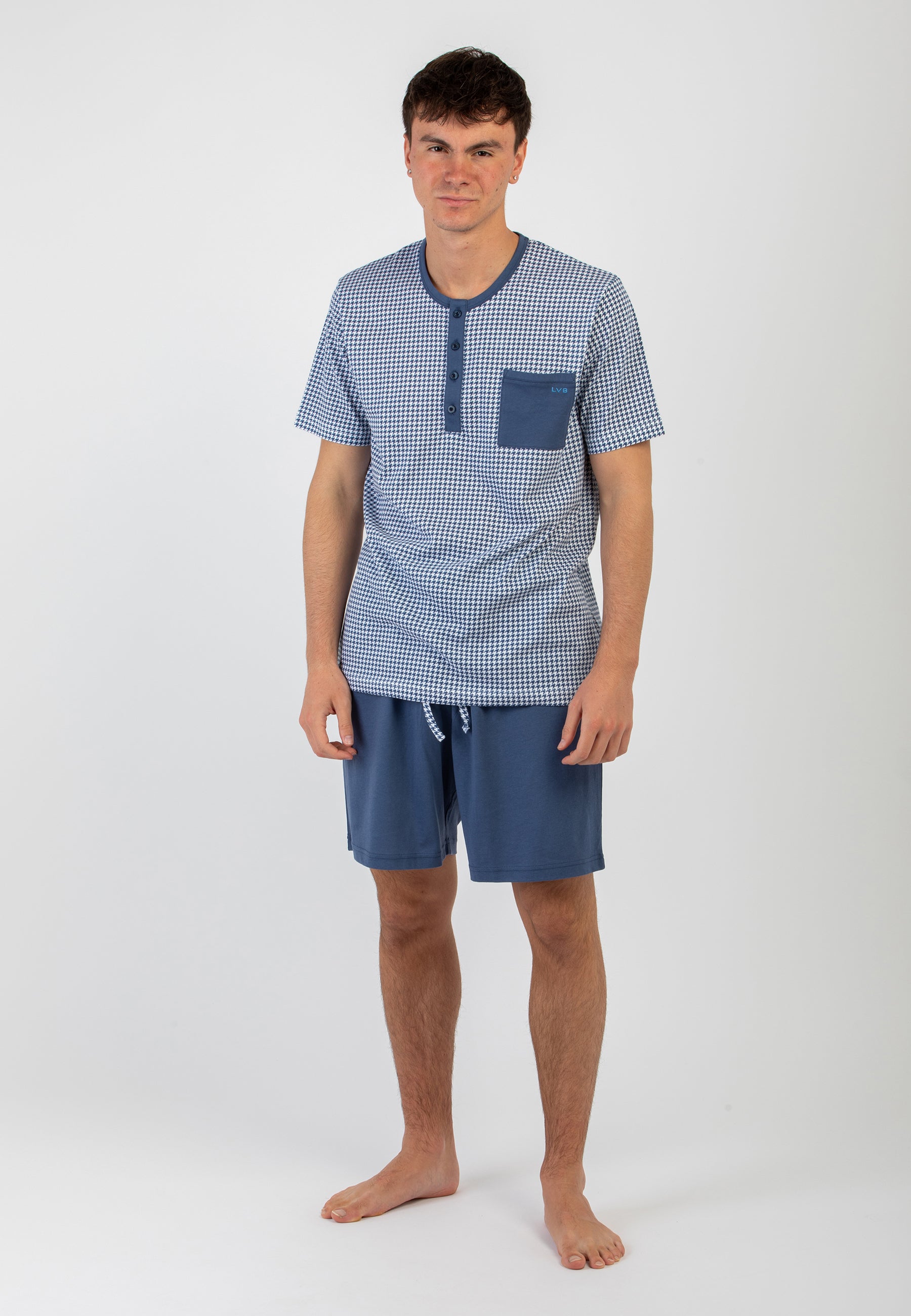 Pigiama Uomo Mezza Manica Cotone Viscosa LOVABLE 9L0D6LX