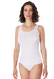 SCHIESSER 200763 Canottiera Donna Spalla Larga Cotone Luxury