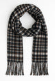 SUSY MIX Sciarpa Calda Donna Invernale In Morbido Tessuto Fantasia Check ART. 9312RE