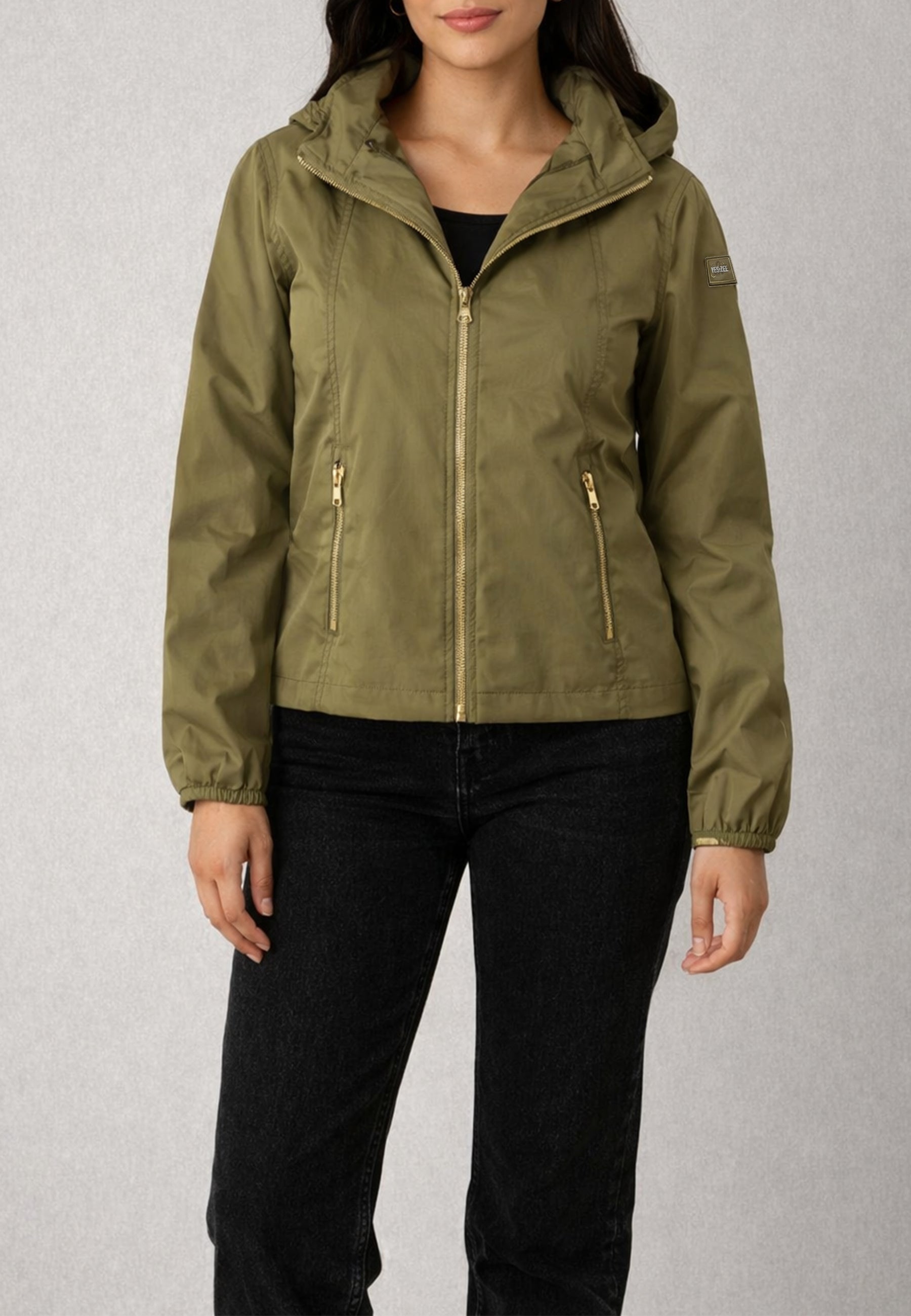 YES ZEE Giubbino Donna Sfoderato Softshell Cappuccio ART. 01J421