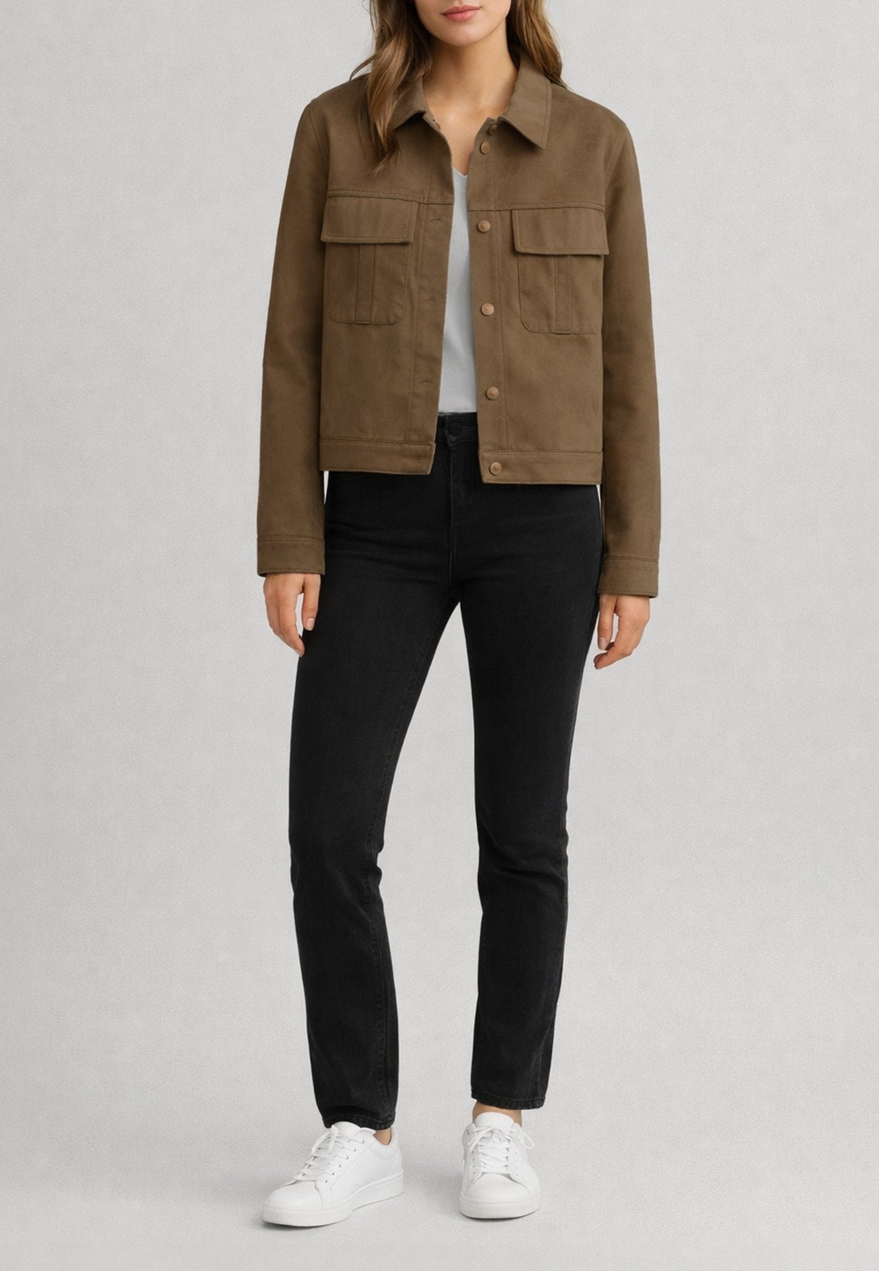 YES ZEE Giubbino Donna Taglio Giacca Soft Touch ART. 01J433