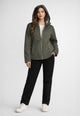SATINETTE Giubbino Donna Antipioggia Cappuccio Zip ART. DONATELLA 031
