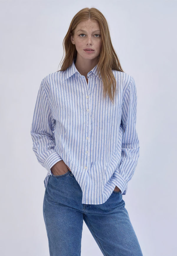 VLT’S BY VALENTINAS Camicia Donna Lunga Cotone Estivo 26-04