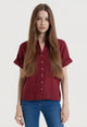 VLT’S Camicia Donna Lino Collo Coreana Mezza Manica ART. 26-10M