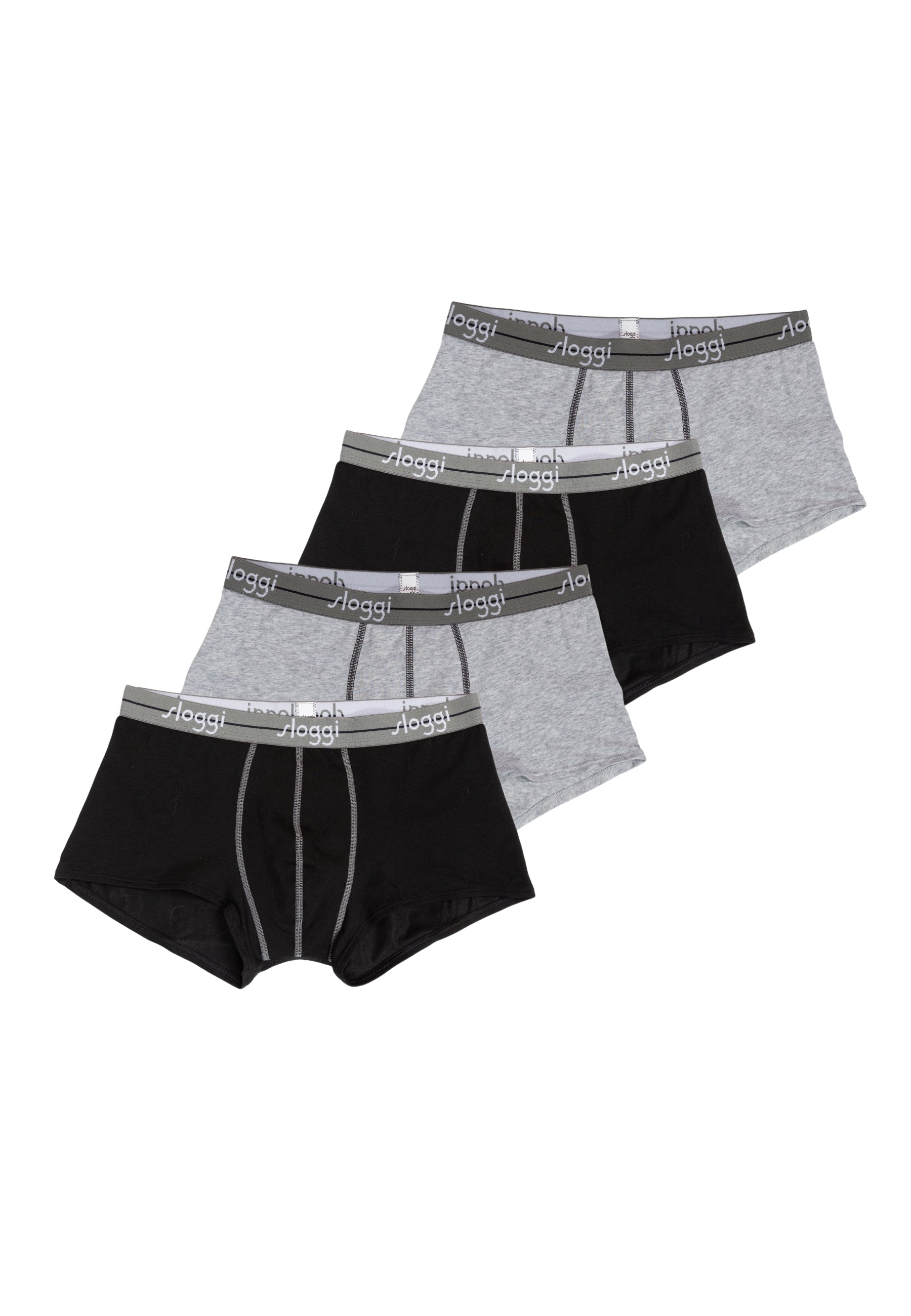 OFFERTA 4 PEZZI SLOGGI START HIPSTER Boxer Short Bi-Colore Uomo