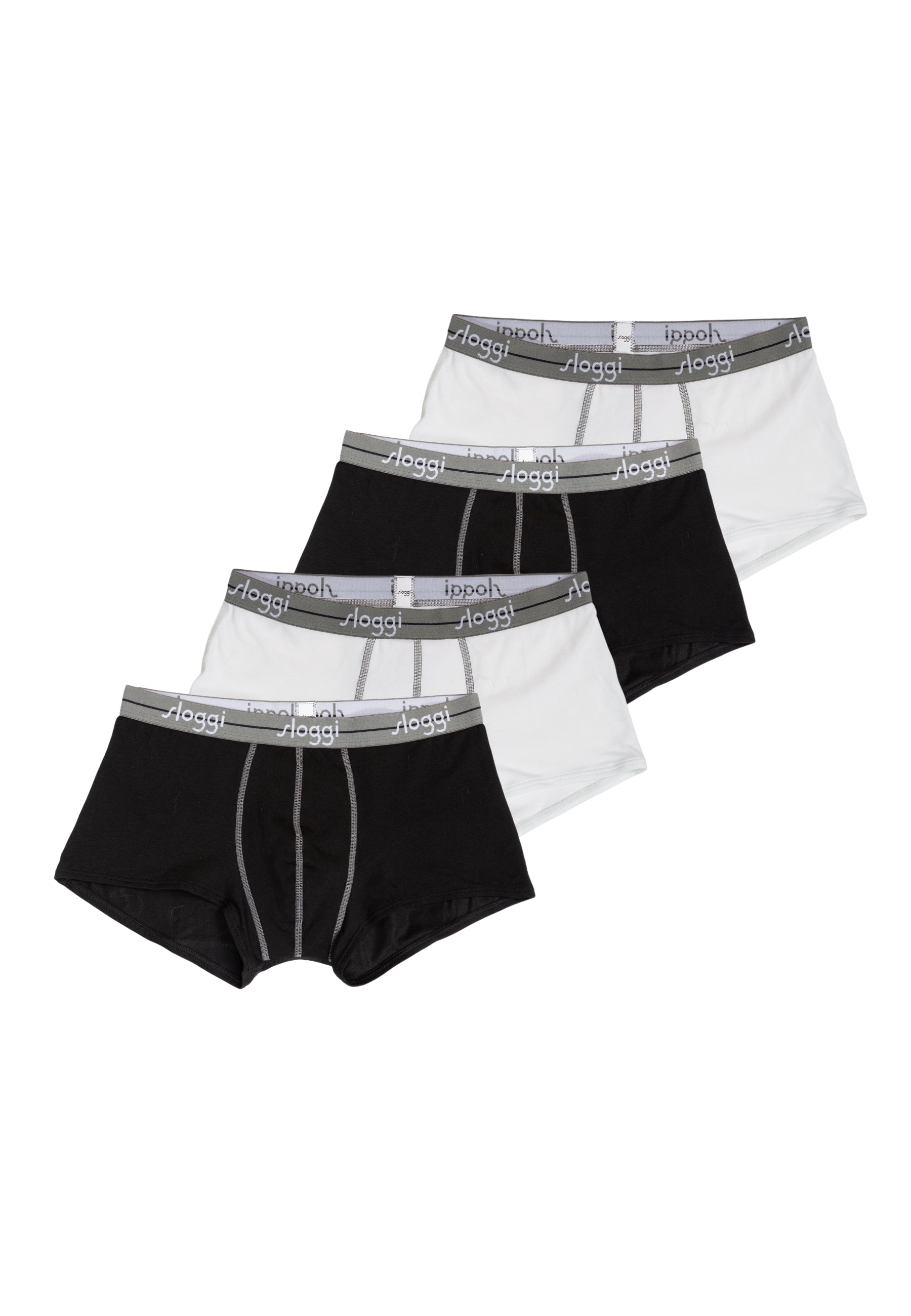 OFFERTA 4 PEZZI SLOGGI START HIPSTER Boxer Short Bi-Colore Uomo