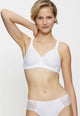 TRIUMPH MODERN SOFT + COTTON N Reggiseno senza Ferretto Coppa D-E
