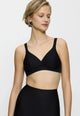 TRIUMPH MODERN SOFT + COTTON N Reggiseno senza Ferretto Coppa D-E