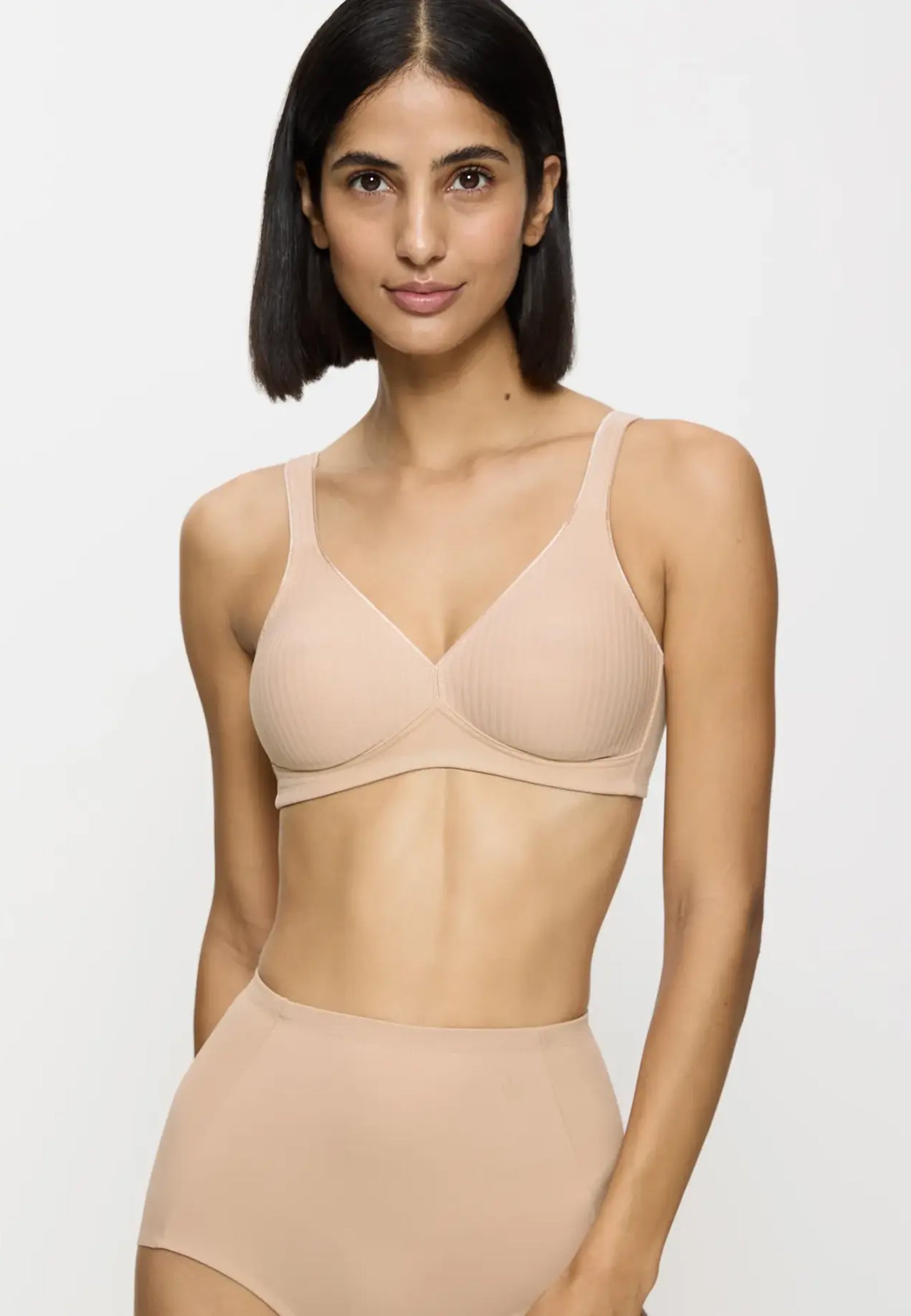 TRIUMPH MODERN SOFT + COTTON N  Reggiseno senza Ferretto Coppa B e C