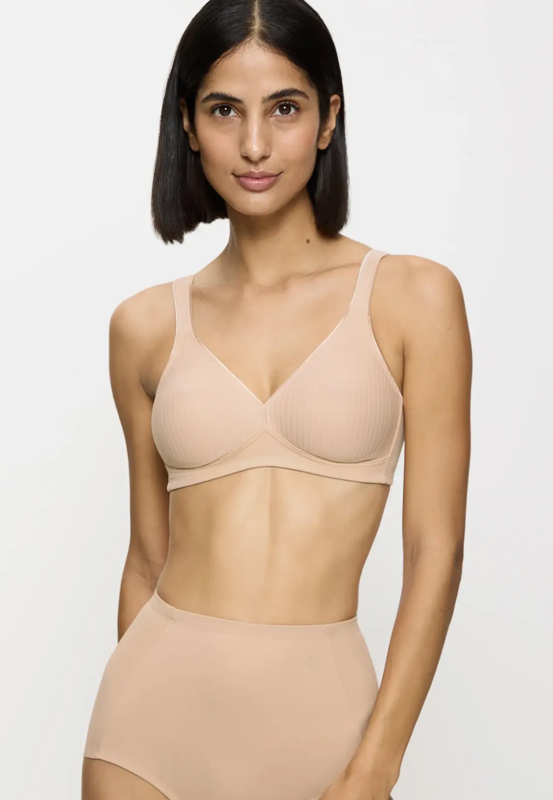 TRIUMPH MODERN SOFT + COTTON N Reggiseno senza Ferretto Coppa D e E