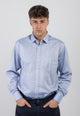 INGRAM Camicia Uomo Manica Lunga Cotone Panamino 3H622-REG-C-T