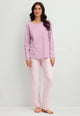 CALIDA Pigiama Donna Lungo Cotone Jersey Fantasia Fiori 46456