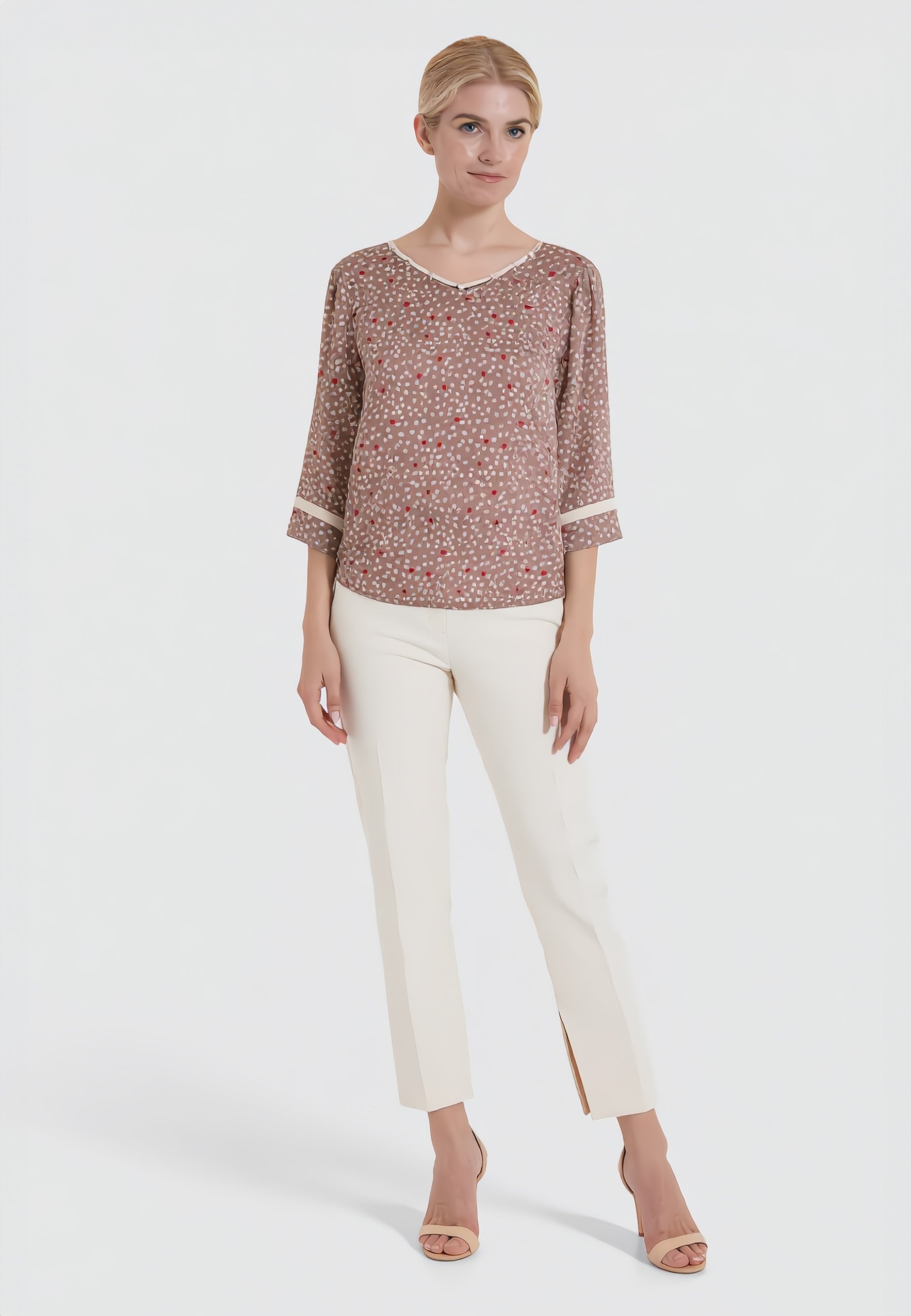 CARLA FERRONI Maglia Donna Manica 3/4 Viscosa Estiva 50119