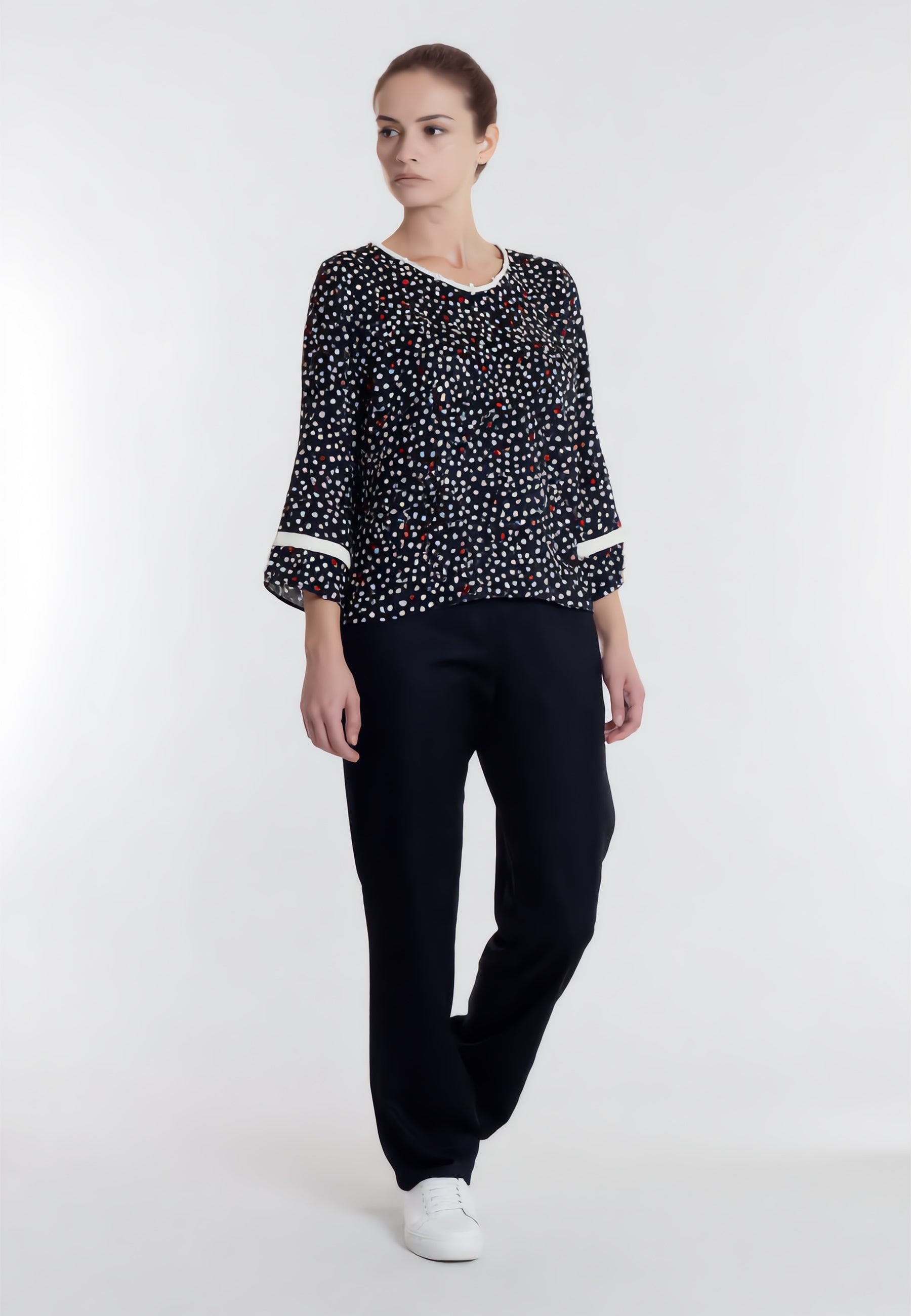 CARLA FERRONI Maglia Donna Manica 3/4 Viscosa Estiva 50119