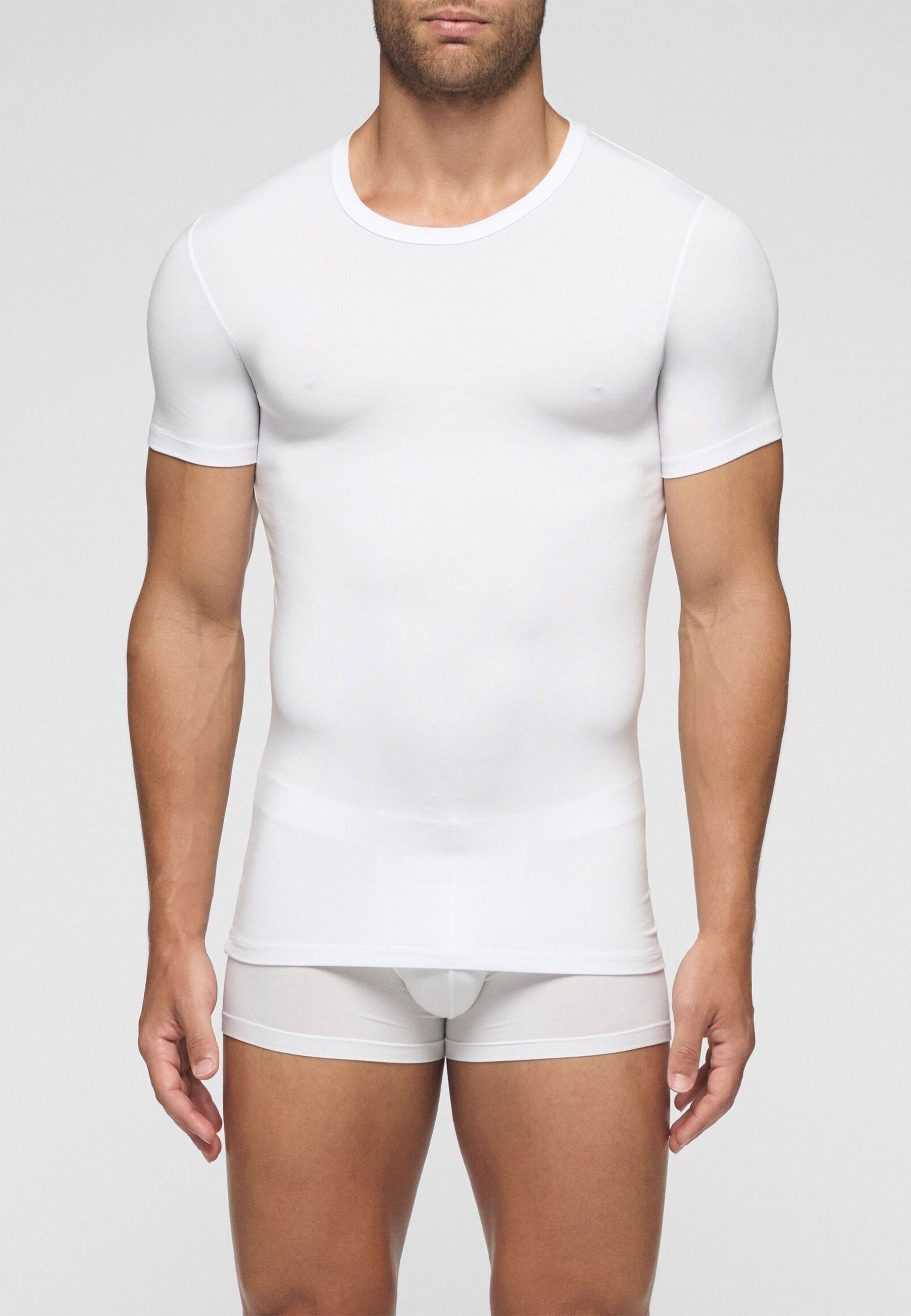 CAGI 5255 T-Shirt Mezza Manica in Modal Elasticizzato