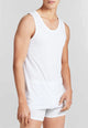OFFERTA 4 PEZZI RAGNO 601412 Canottiera Spalla Larga Uomo 100% Cotone