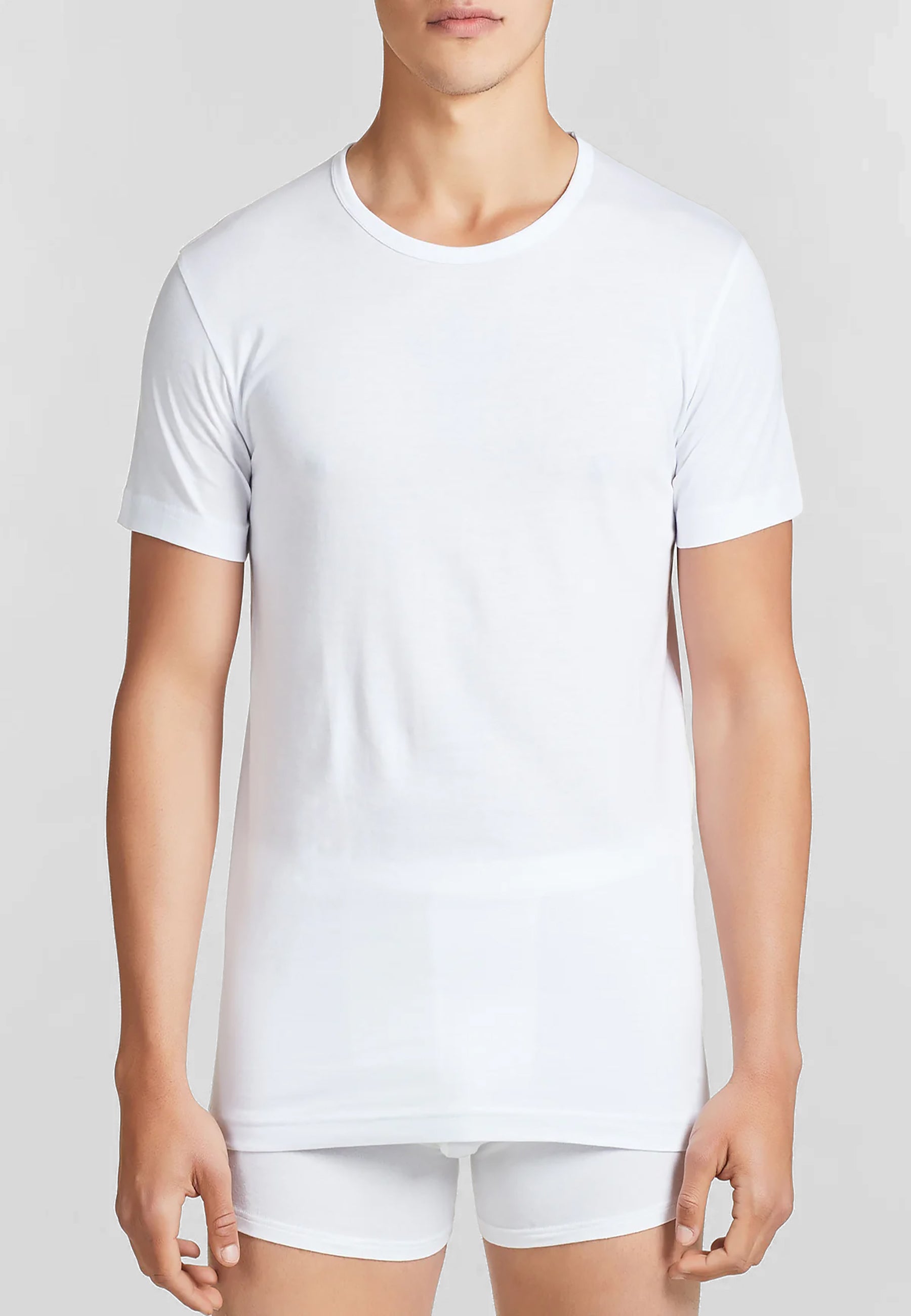 RAGNO 601417 Bipack Mezza Manica Girocollo Uomo 100% Cotone