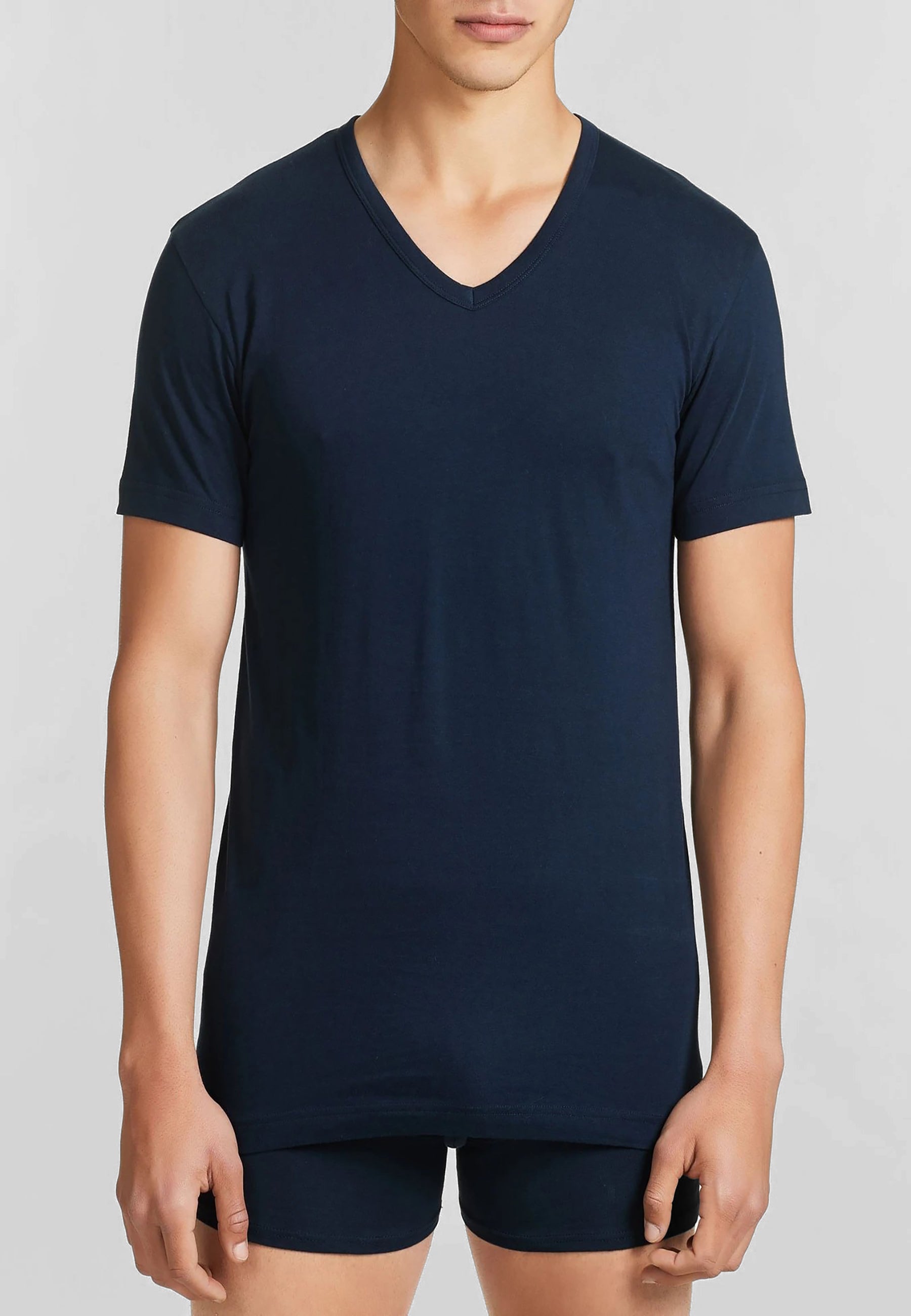 RAGNO 601418 Bipack Mezza Manica Scollo V Uomo 100% Cotone