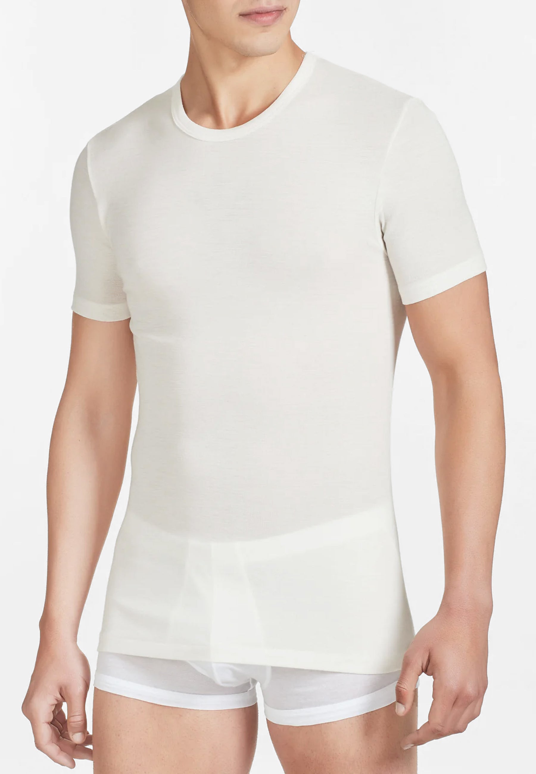 RAGNO 601598 Maglietta Scollo V Lana e Seta