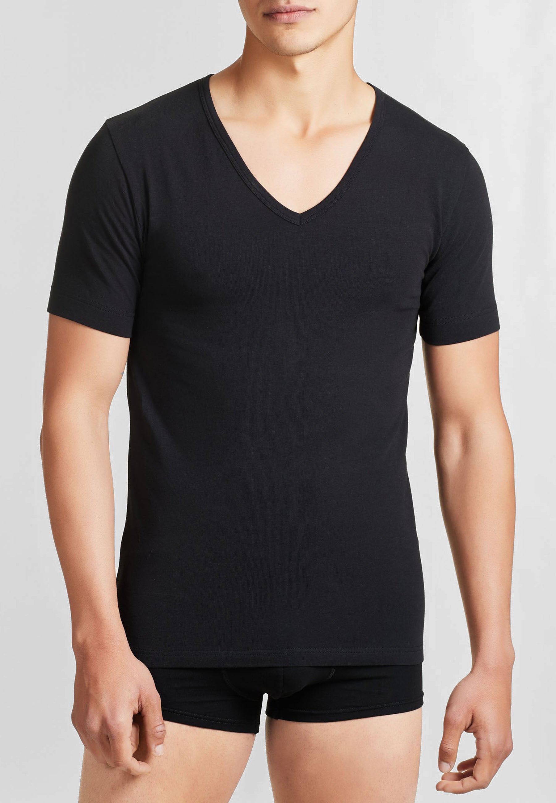 RAGNO 611478 Bipack Mezza Manica Scollo V Uomo Cotone Elasticizzato