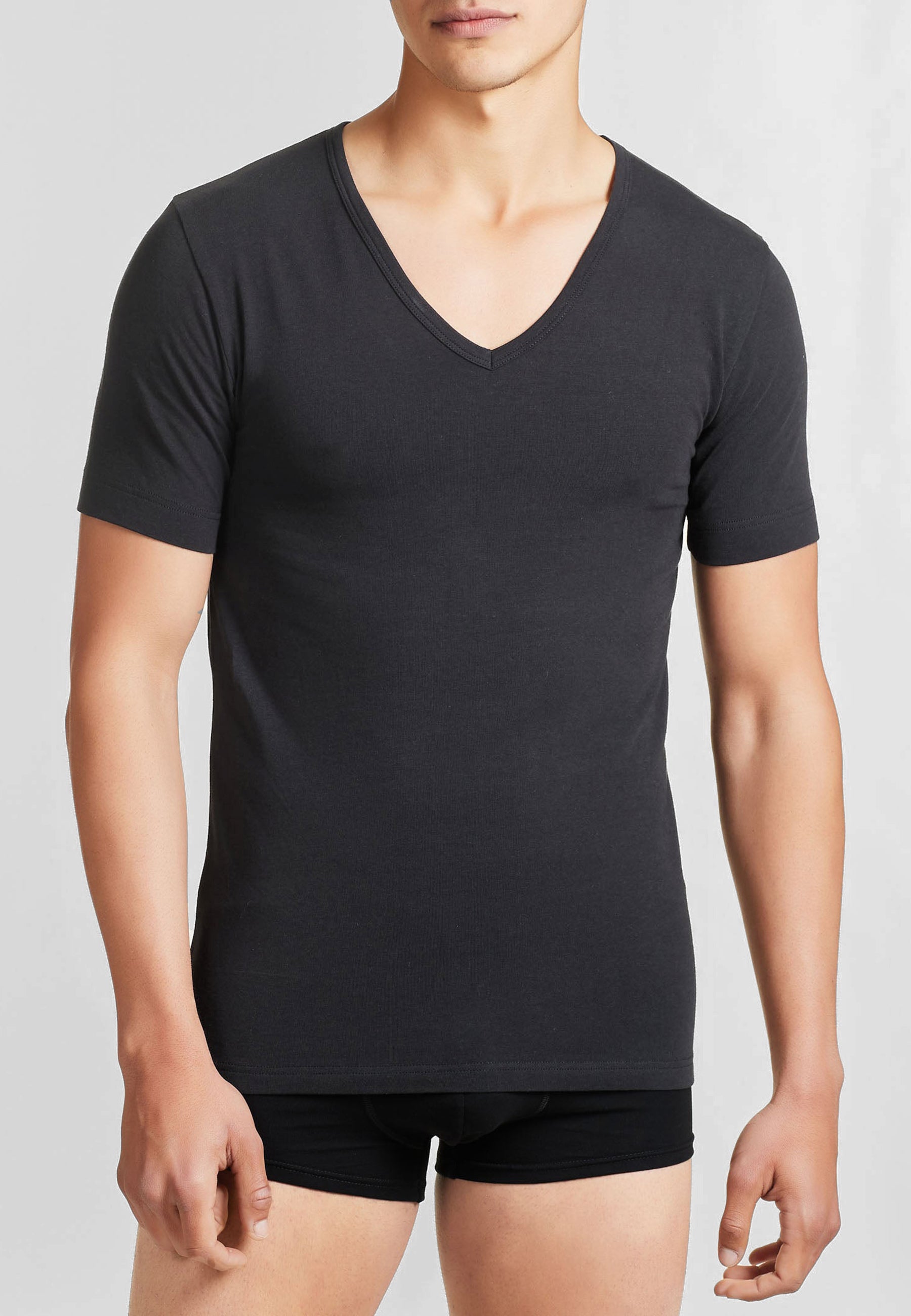 RAGNO 611478 Bipack Mezza Manica Scollo V Uomo Cotone Elasticizzato