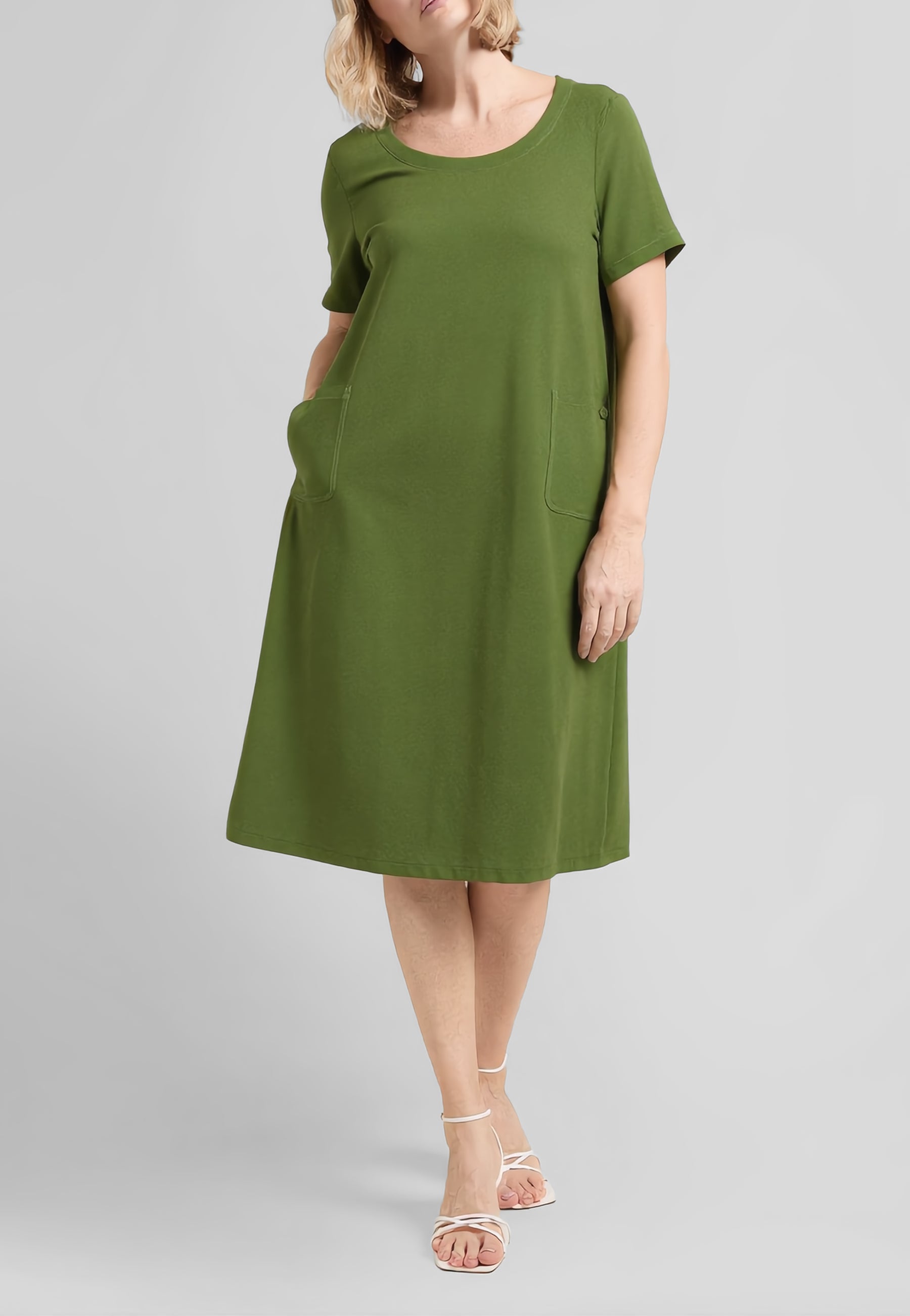 LUISA VIOLA Abito Donna Curvy In Viscosa E Lino ART. 7000F0-046W